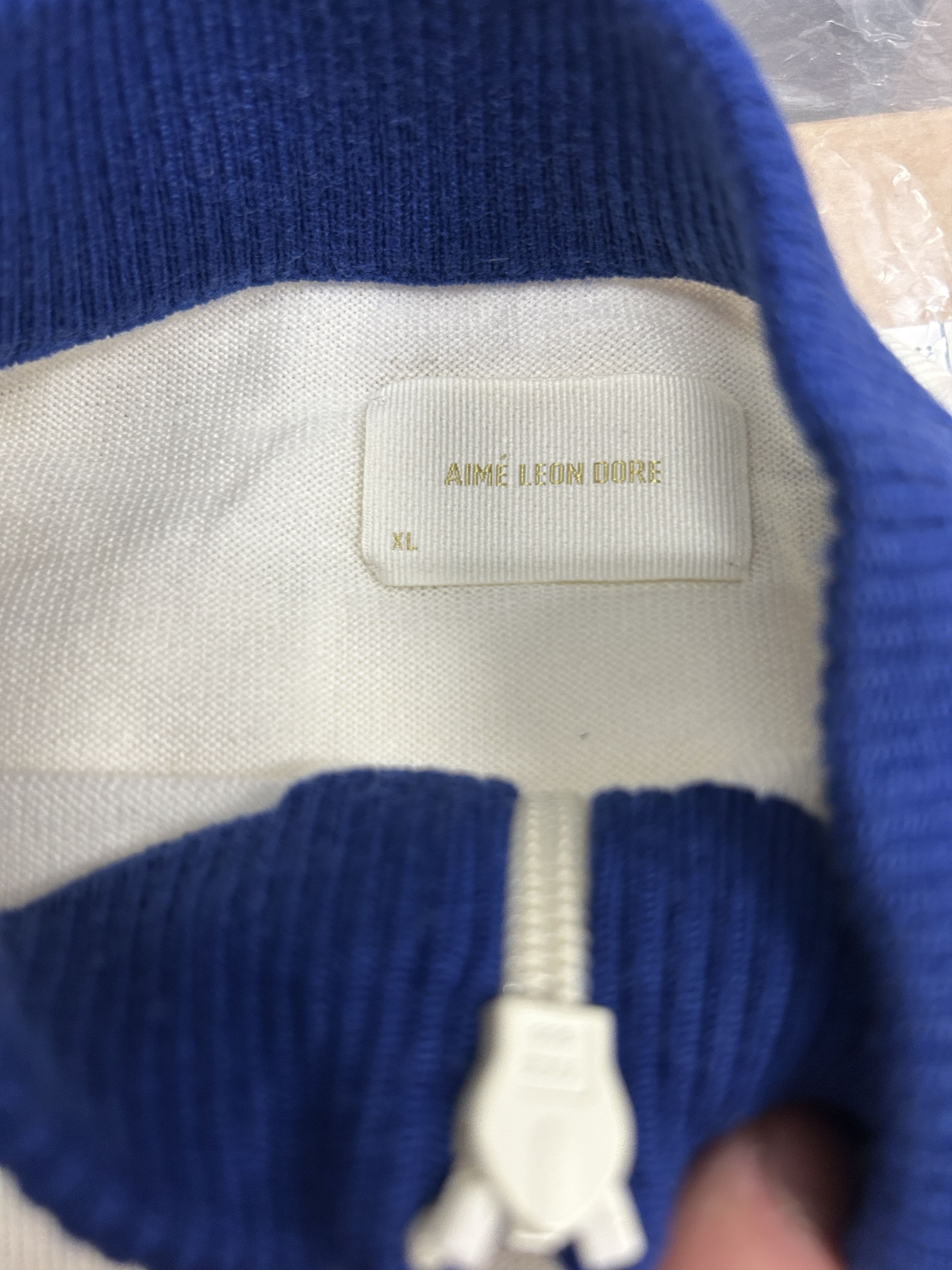 Aime Leon Dore Knit Long-Sleeve Cycling Jersey Size US XL / EU 56 / 4 - 10 Thumbnail