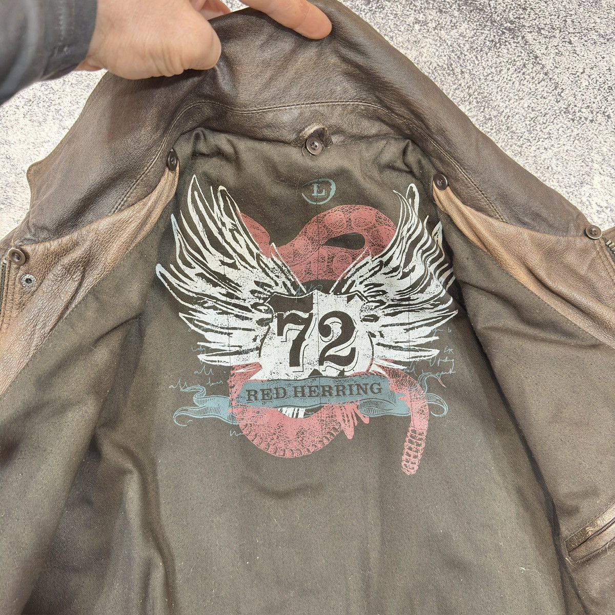 Other Debenhams Leather A-2 Aviator Jacket L size Size US L / EU 52-54 / 3 - 13 Thumbnail