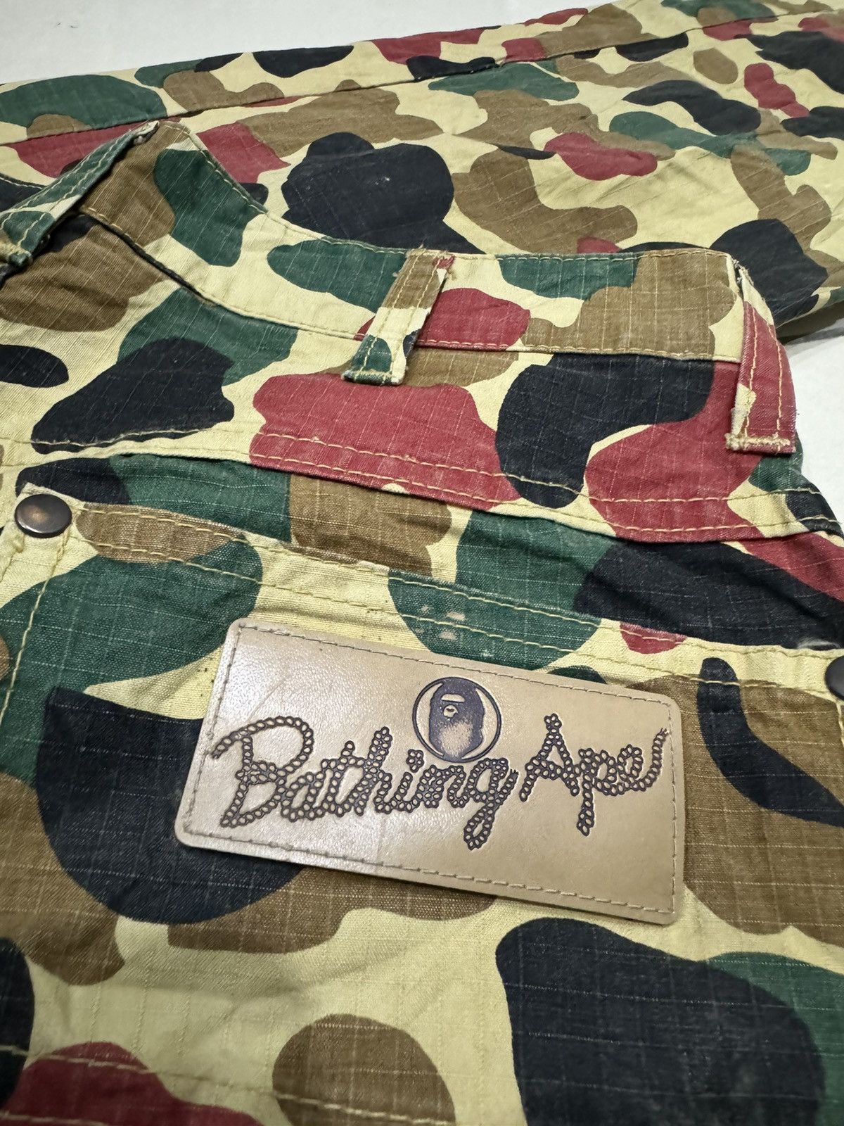 Bape A BATHING APE HUMAN CAMO PANTS Size US 27 - 9 Thumbnail