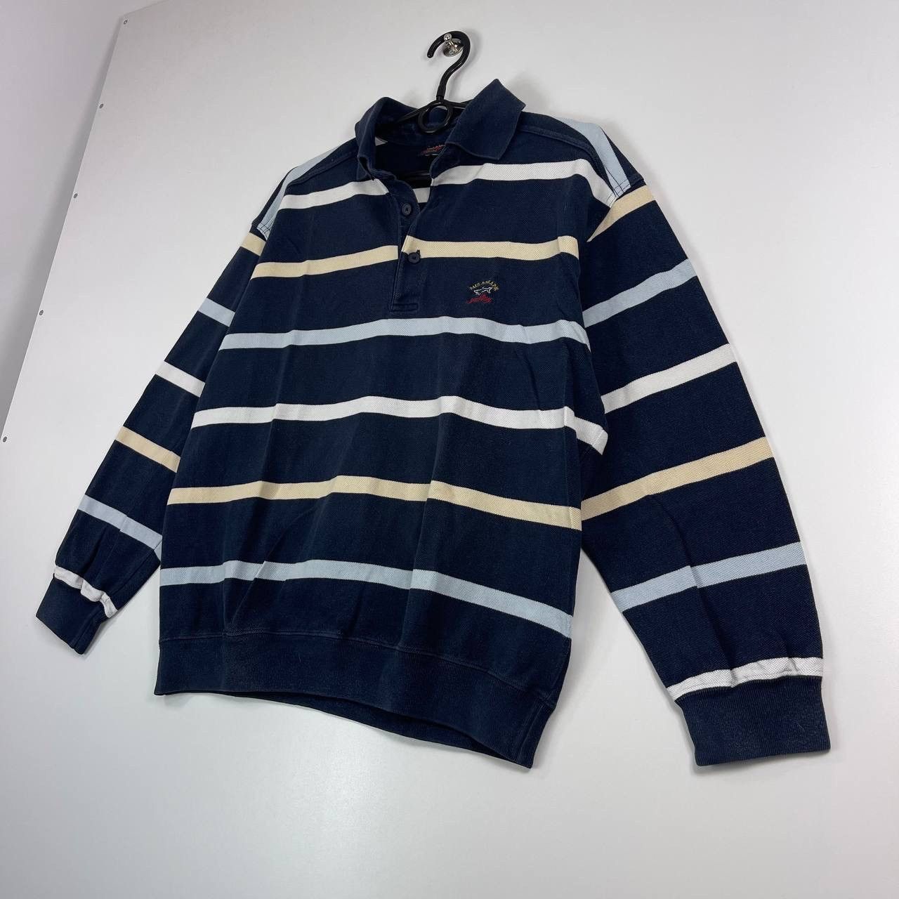 Paul & Shark Paul & Shark Yachting Striped Rugby Polo Shirt Made In Italy Size US M / EU 48-50 / 2 - 3 Thumbnail
