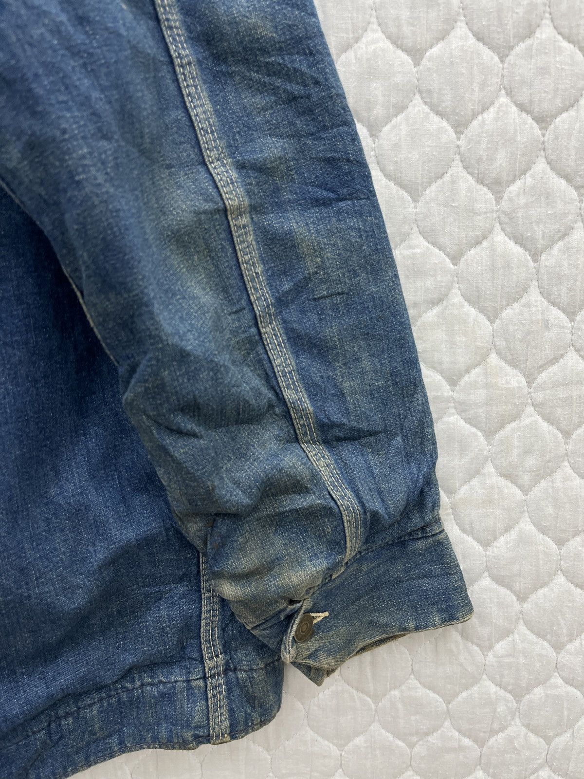 Sears 🔥STEALS🔥 VTG SEARS BLANKET LINED DENIM CHORE JACKET Size US S / EU 44-46 / 1 - 18 Thumbnail