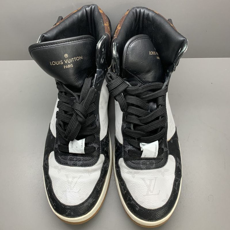 Louis Vuitton Louis Vuitton Rivoli High-Top Fashion Sneakers for Men - Size US 8 / EU 41 - 2 Thumbnail