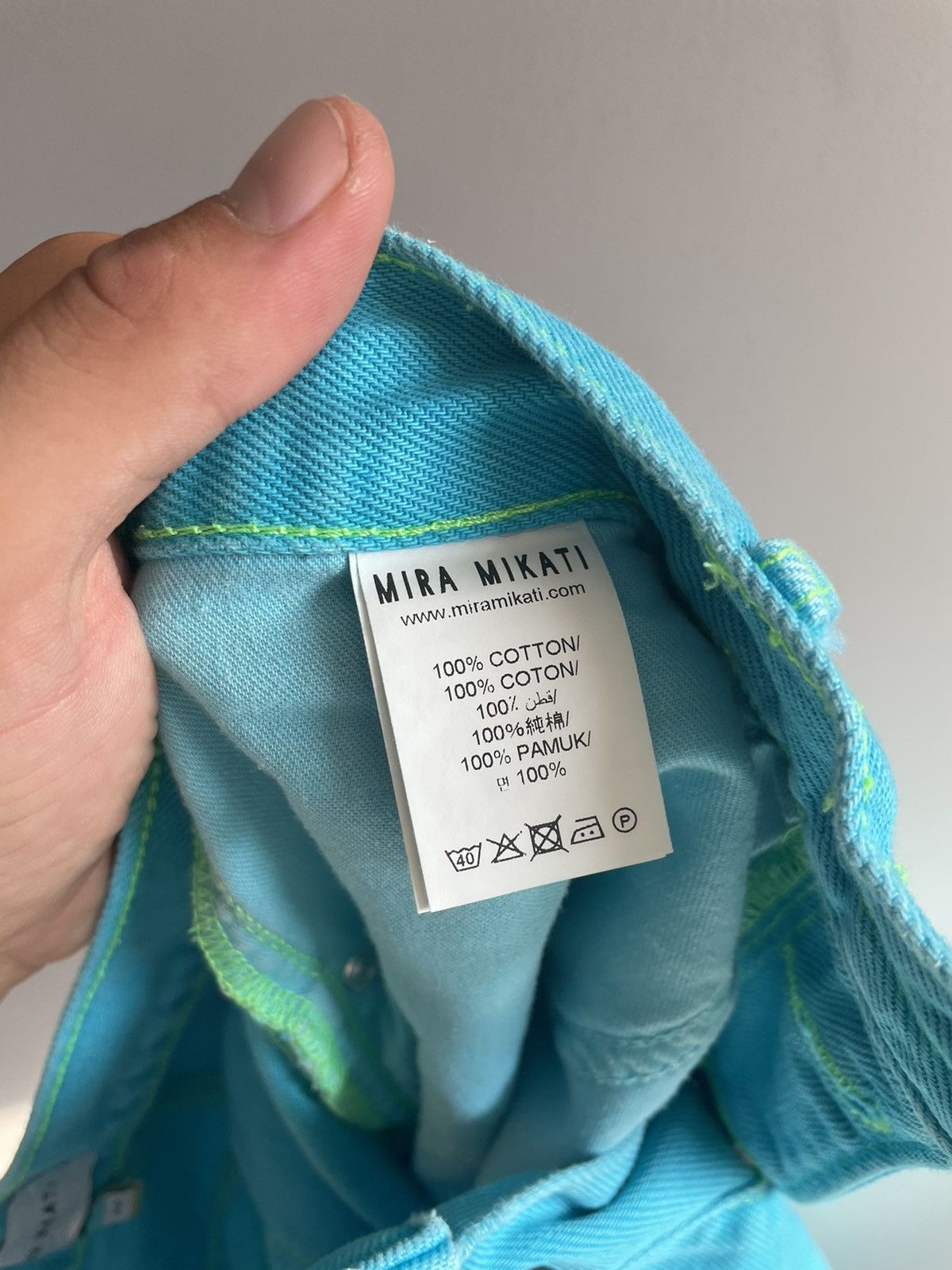 Mira Mikati Mira Mikati y2k Cotton Leans pants size eu36 Size 36" / US 14 / IT 50 - 10 Thumbnail