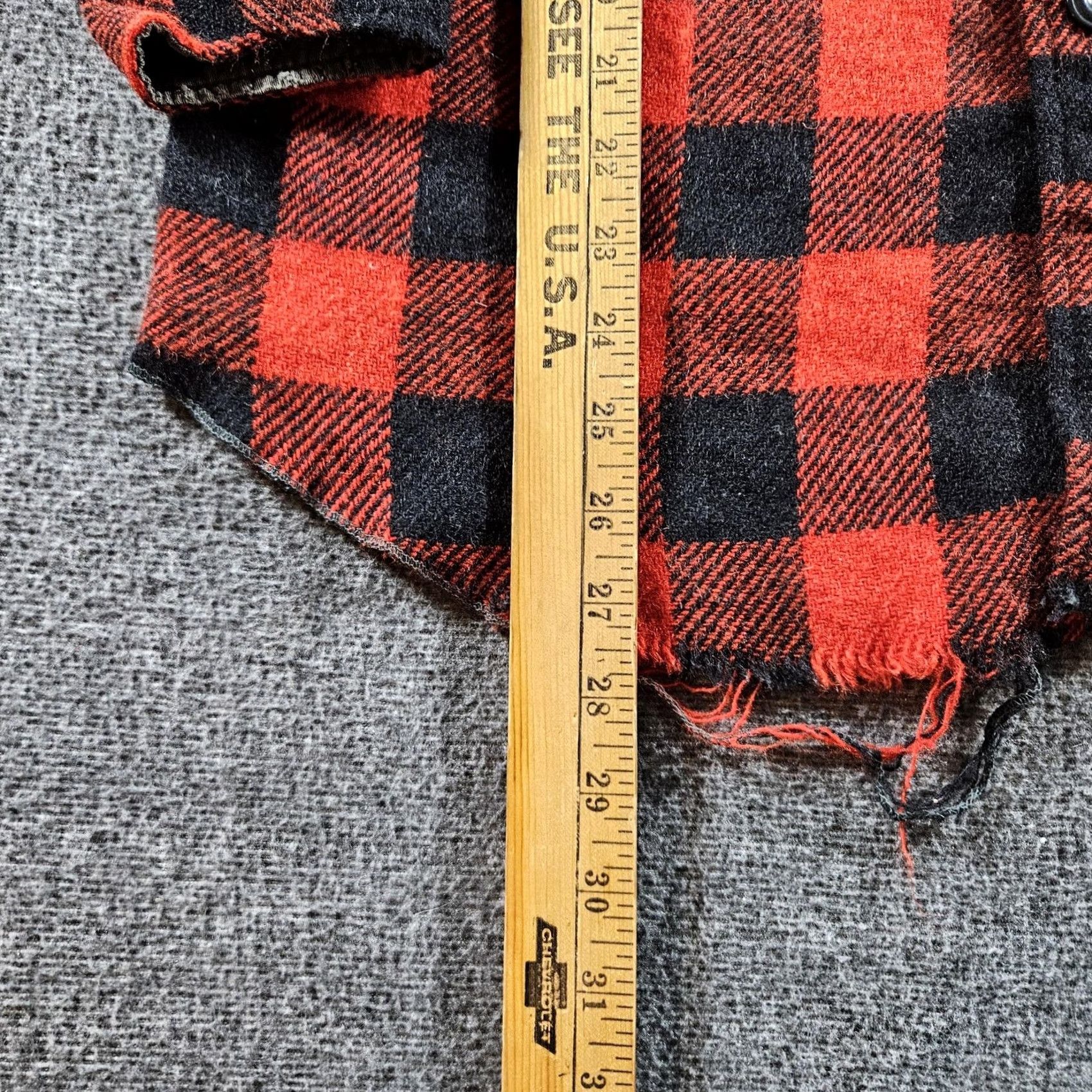 Vintage Chill Chaser Shirt Mens Large Red Black Buffalo Plaid Flannel Workwear 60s Plaid Outdoor Pockets Button-Up Size US L / EU 52-54 / 3 - 7 Thumbnail