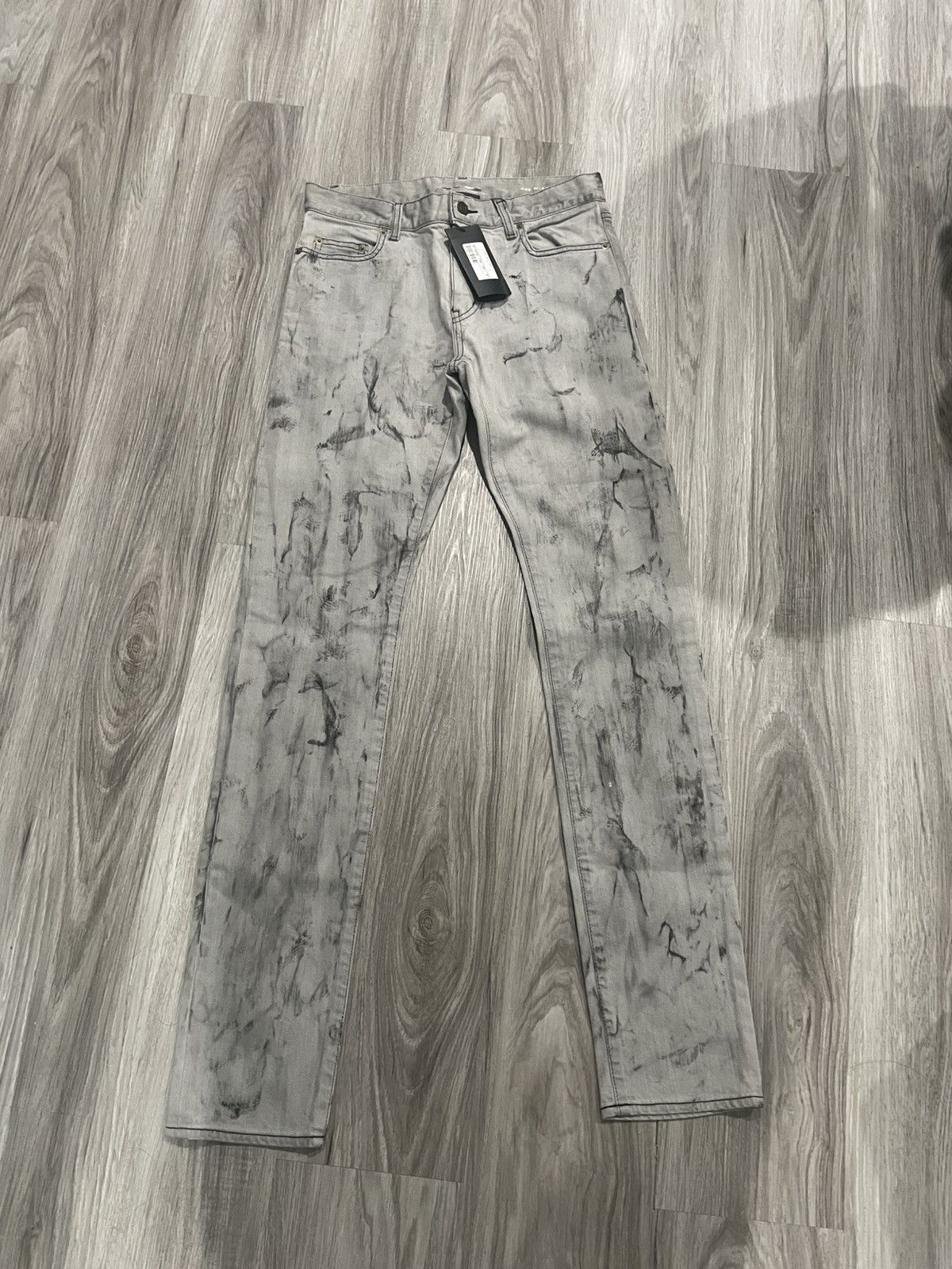 Saint Laurent Paris Saint Laurent 2015/2016 Collection D02 Denim Jeans Size US 30 / EU 46 - 1 Thumbnail