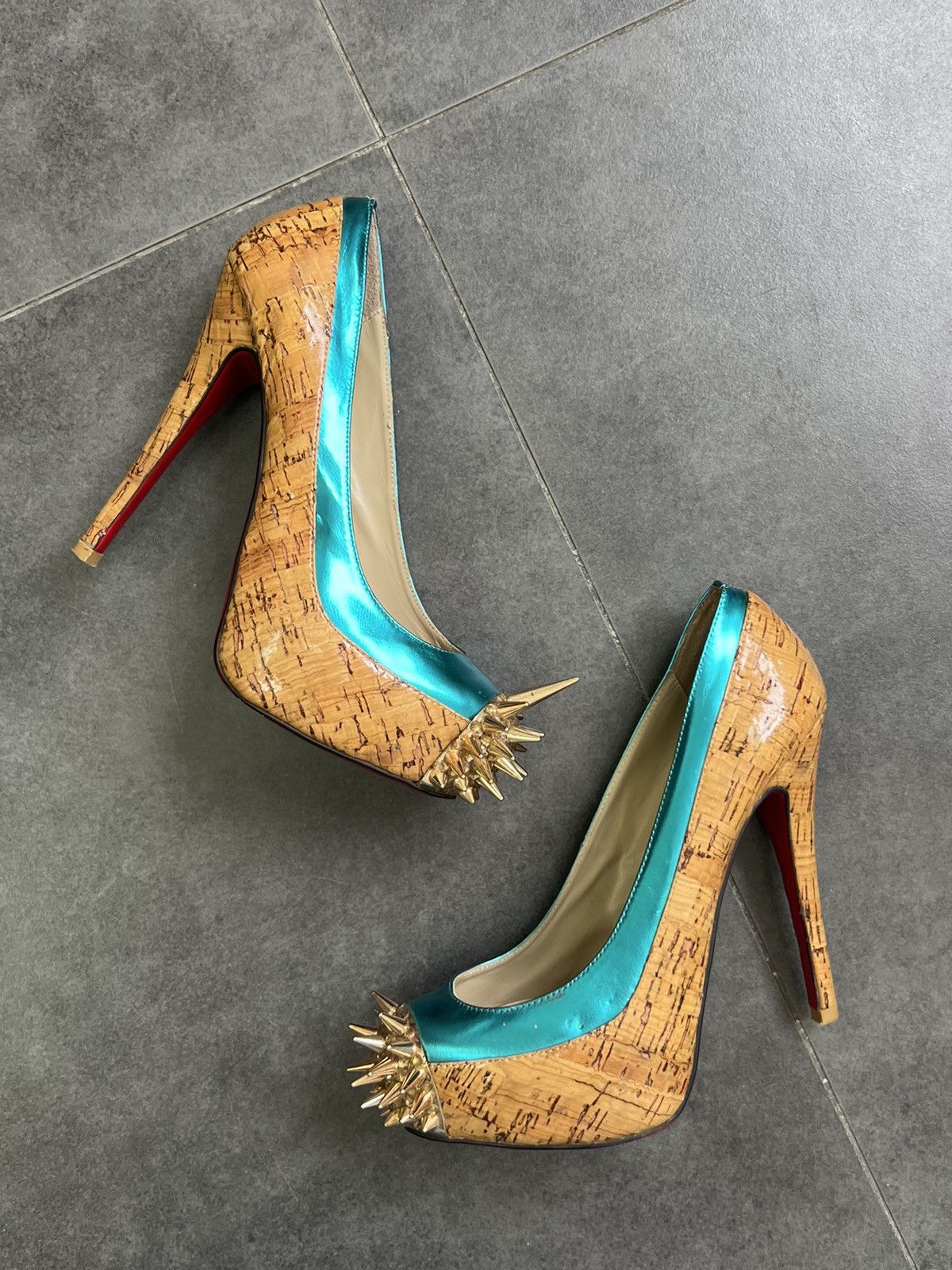 Christian Louboutin × Vintage Vintage Christian Louboutin spikes rare heels Size US 6 / IT 36 - 1 Thumbnail