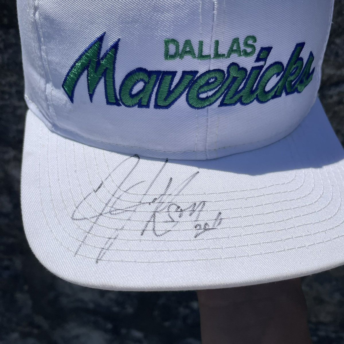 Sports Specialties Vintage Dallas Mavericks Sports Specialties Script Snapback Size ONE SIZE - 3 Thumbnail