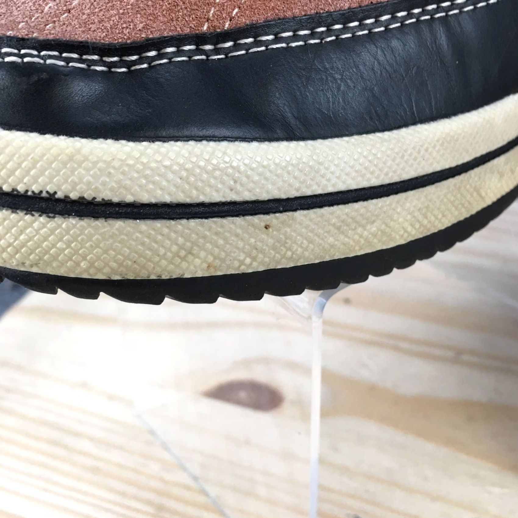 Vintage Universal Thread Boots Womens 9M Winter Snow Leather Lace Up Comfort Brown Blue Slip On? Size US 9 / IT 39 - 4 Thumbnail
