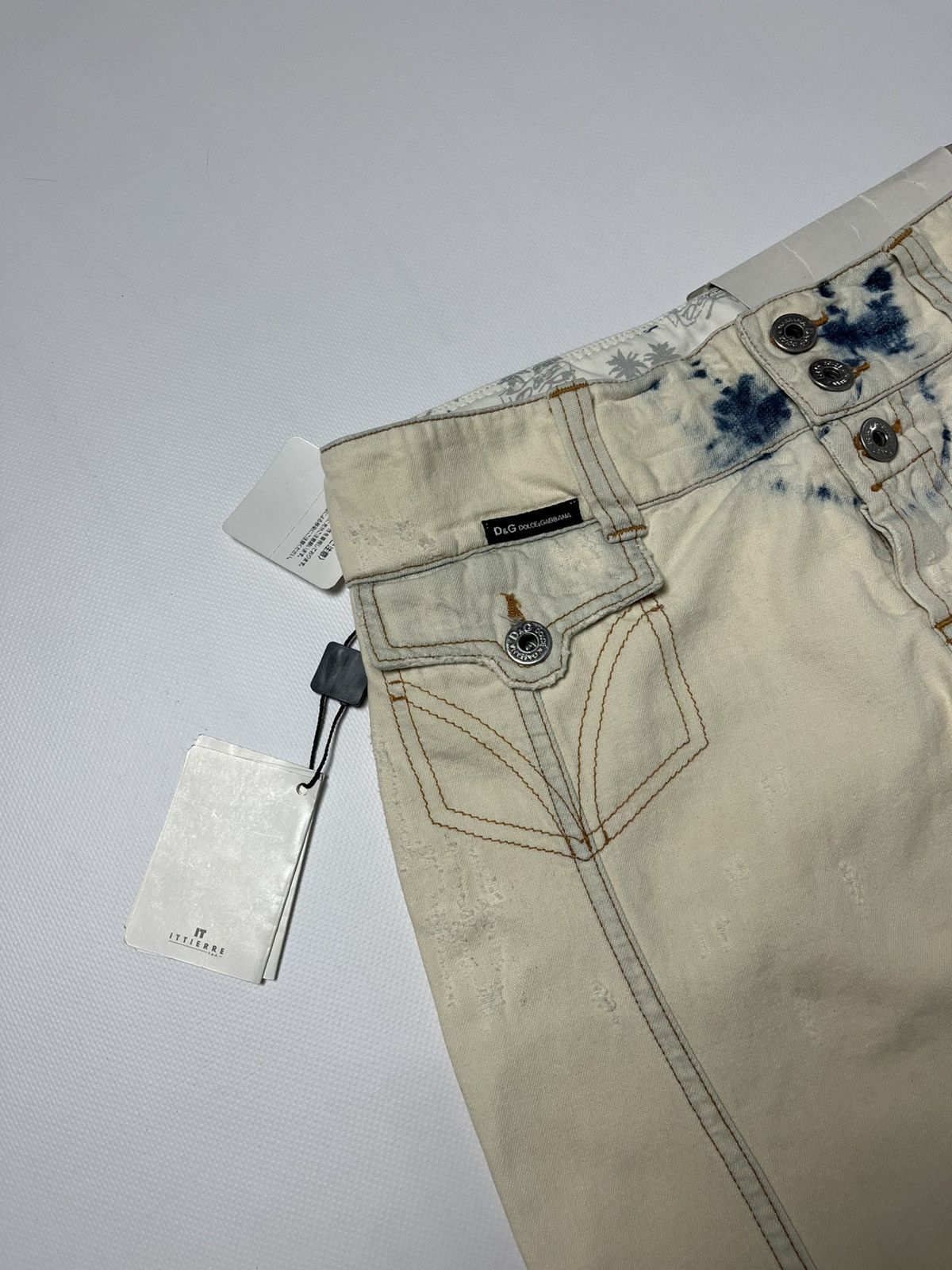 Dolce & Gabbana D&G Dolce & Gabbana Archive Y2K Flared Jeans Japan edition Size 24" / US 00 / IT 34 - 5 Thumbnail