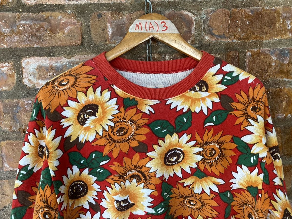 Issey Miyake 1990s Issey Miyake Hai Floral sweatshirt Size US S / EU 44-46 / 1 - 3 Thumbnail