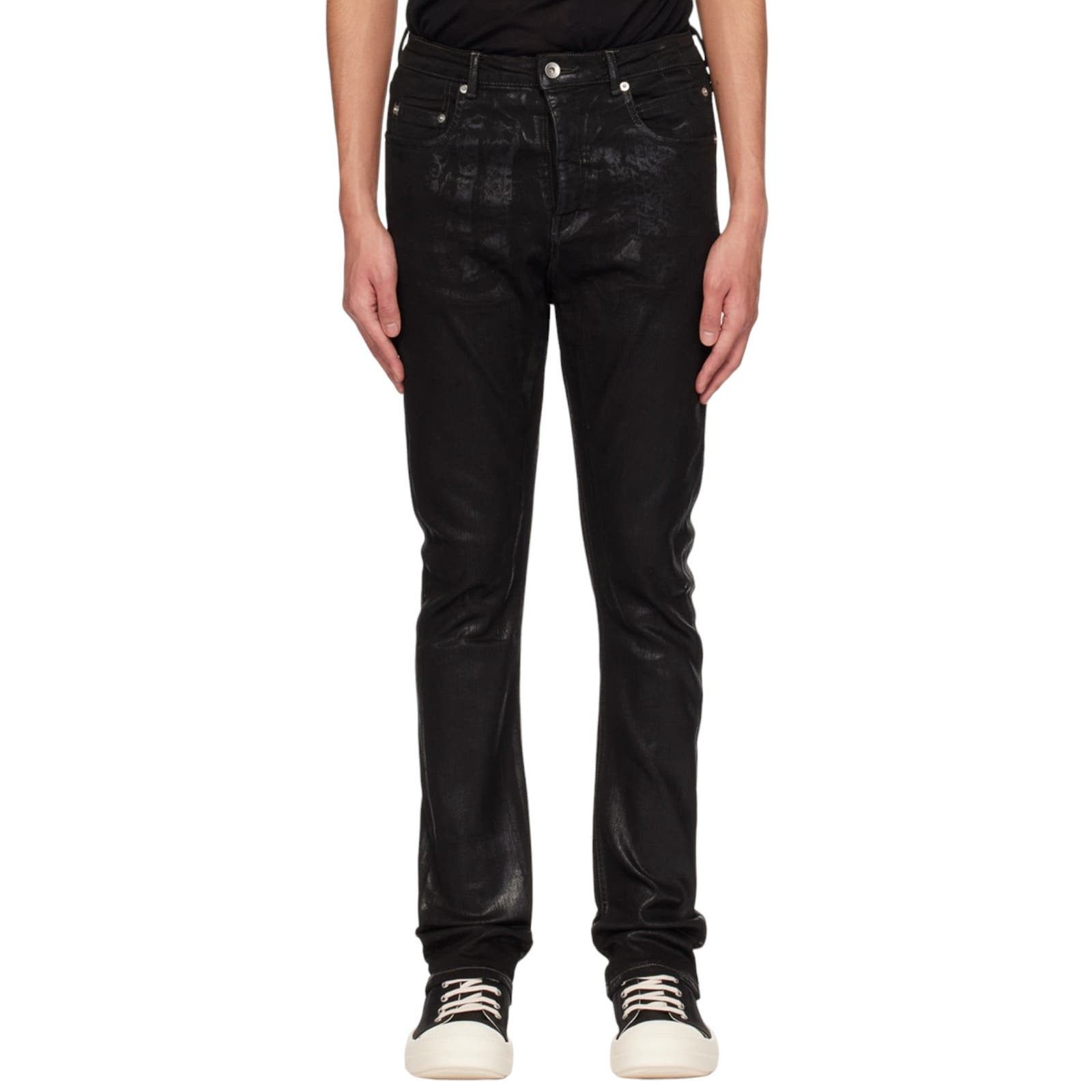 image of Rick Owens Drkshdw Detroit Cut Jeans 31 $710 in Black, Men's