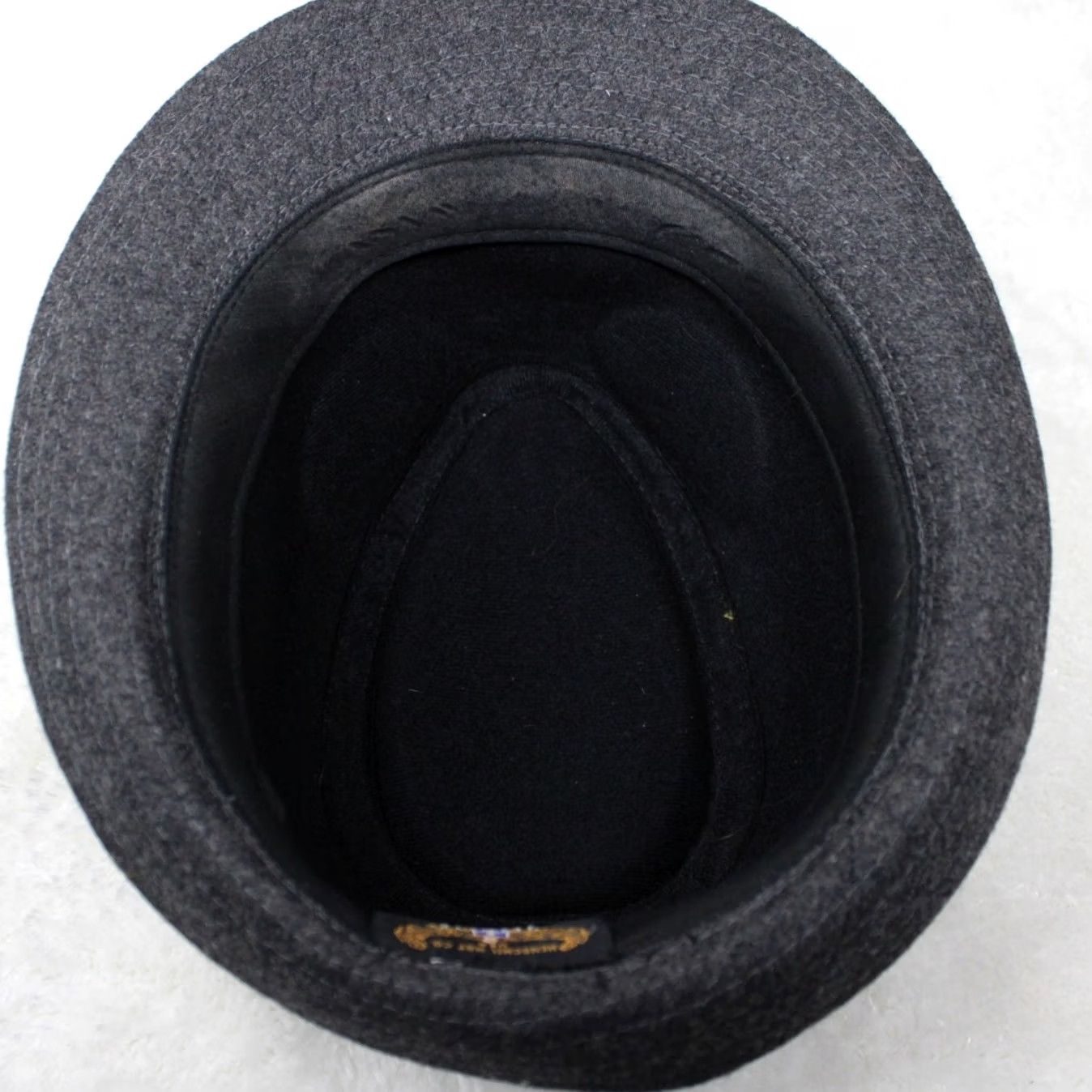 Vintage Henschel Fedora Hat Mens Large Gray Viscose/Wool Blend Cap Size ONE SIZE - 7 Thumbnail