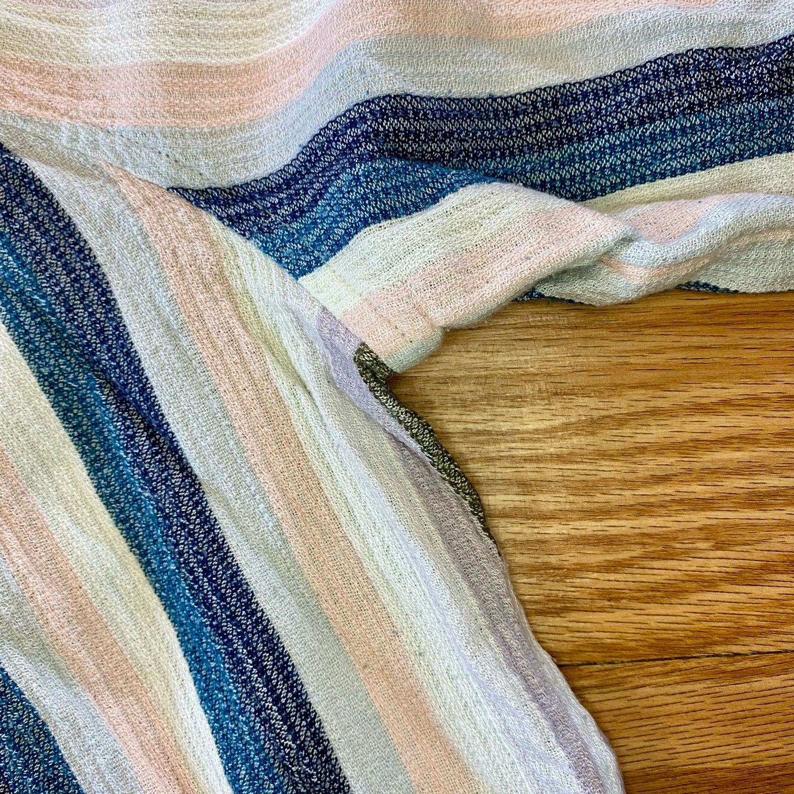 Sonoma Sonoma Stripe Blue Button-up Shirt Blouse Womens Medium Size M / US 6-8 / IT 42-44 - 15 Thumbnail
