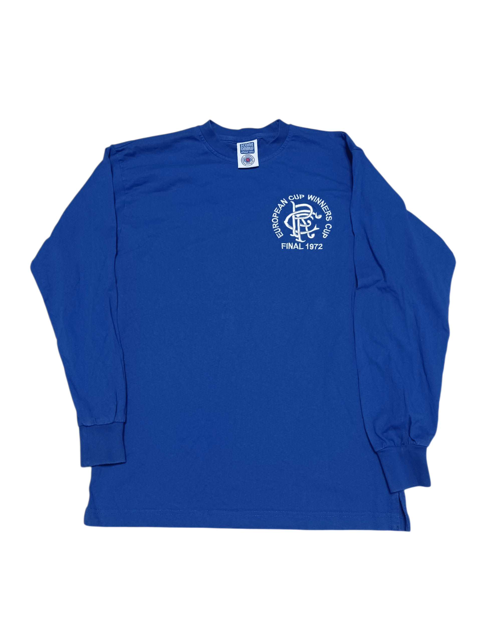 Other GLASGOW RANGERS VINTAGE 1972 STYLE SCORE DRAW SOCCER JERSEY Size US M / EU 48-50 / 2 - 1 Thumbnail