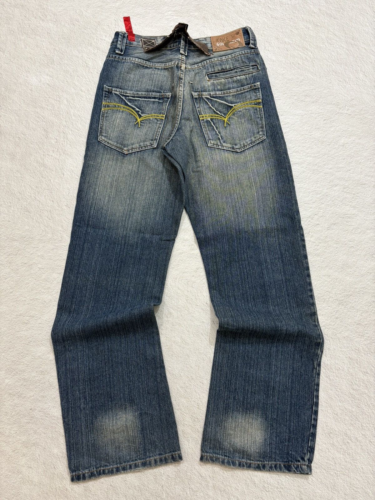 Kapital 2000s take two Japan bootcut wash Denim y2k style Size US 28 / EU 44 - 6 Thumbnail