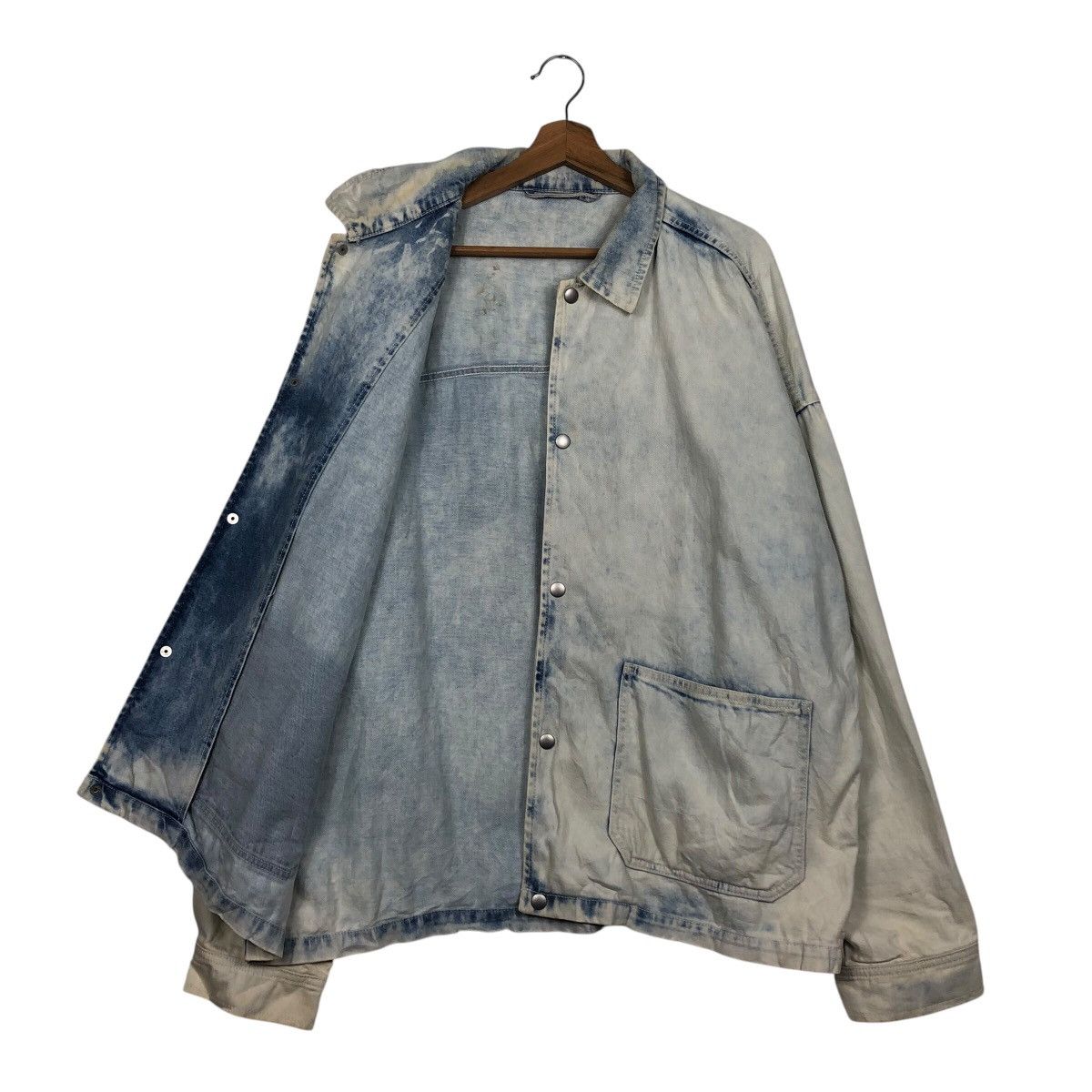 Japanese Brand × Vintage 📌Vintage Acid Wash Bomber Jacket Gu Japan Issey Miyake Size US L / EU 52-54 / 3 - 12 Thumbnail