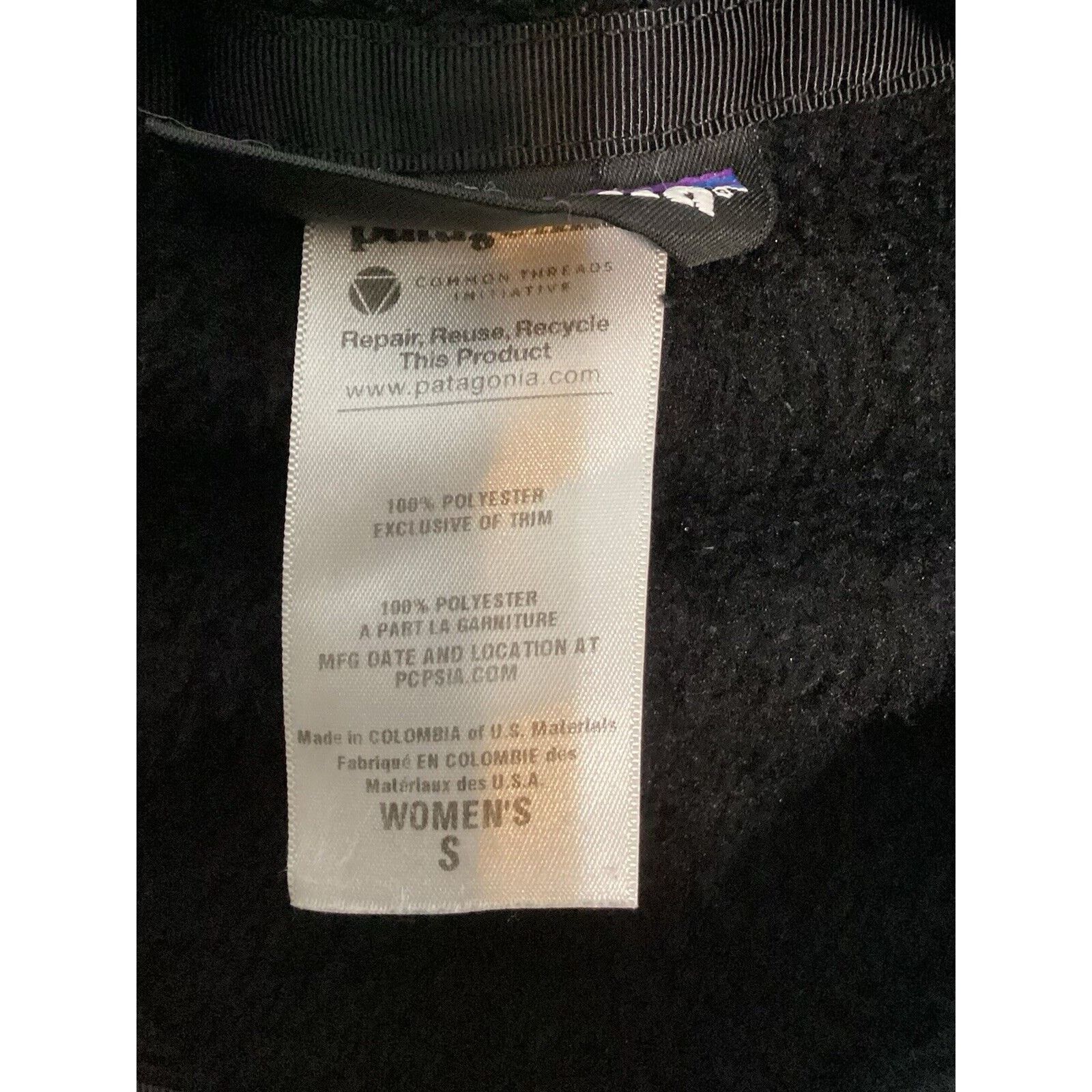 Patagonia Patagonia Fleece Full Zip Polartec Women Black Jacket Size S Size S / US 4 / IT 40 - 11 Thumbnail