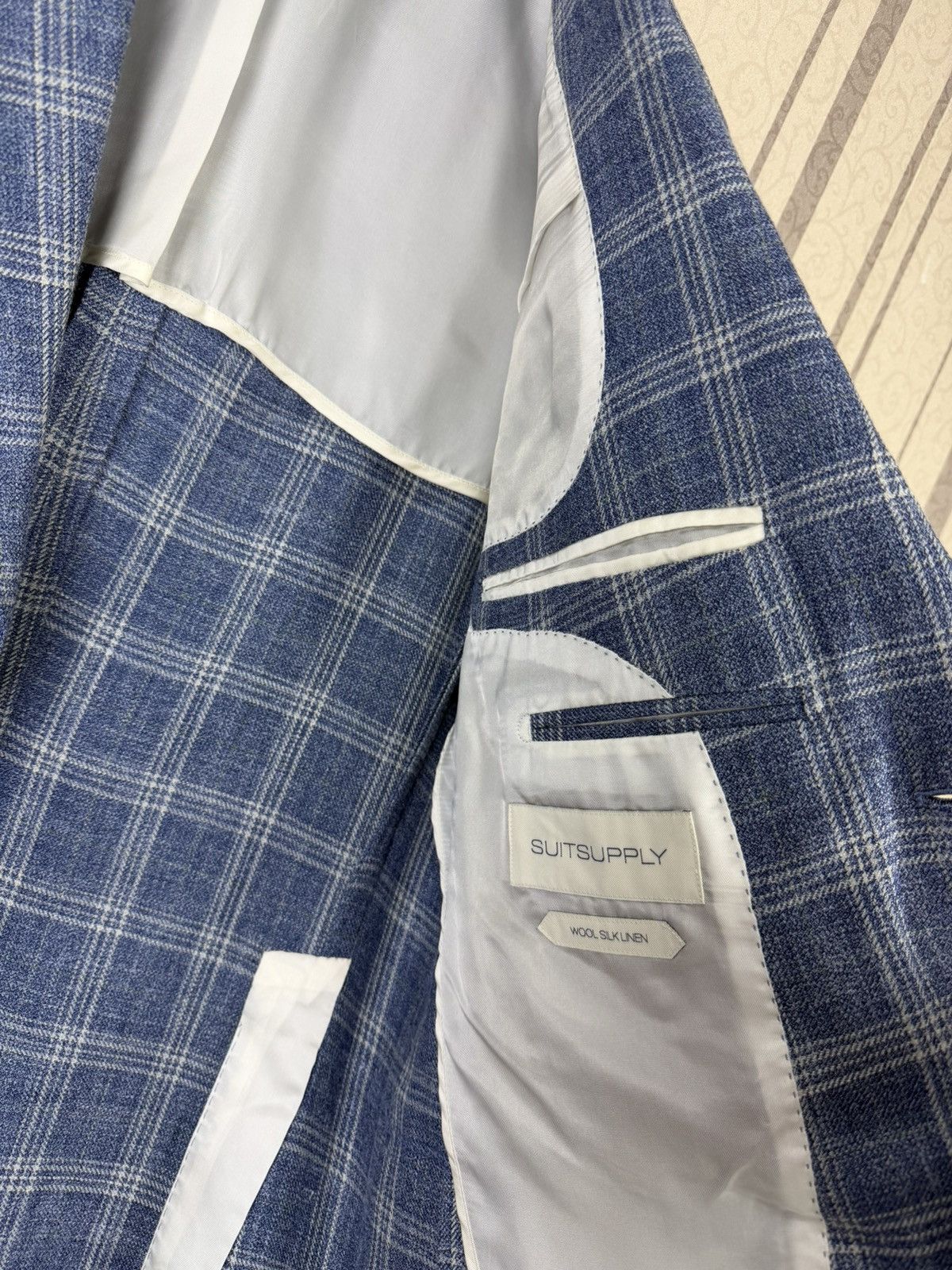 Suitsupply Suitsupply Havana Patch HL Slim Check Blazer sz 48 Size 48R - 6 Thumbnail
