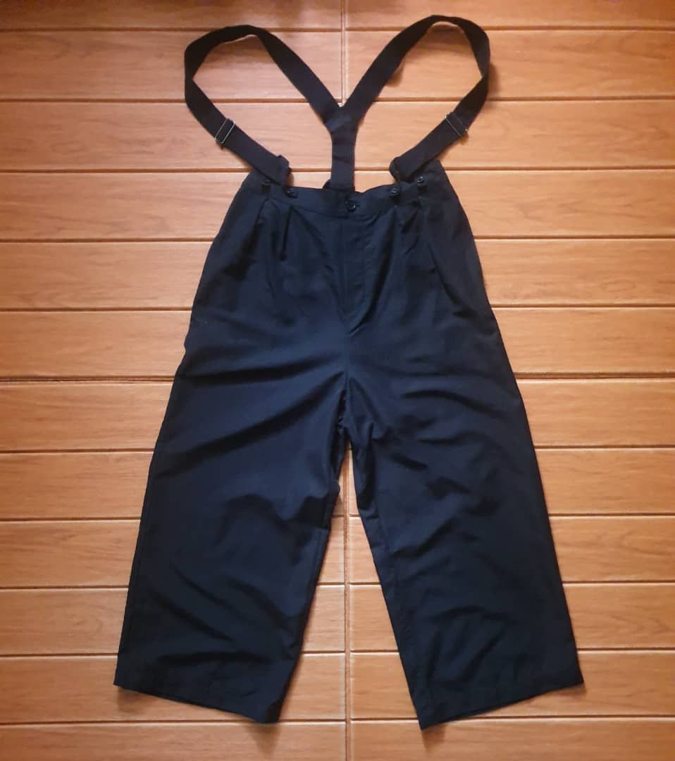 Japanese Brand Studio clip Japanese brand overall black pant Size 30" / US 8 / IT 44 - 1 Thumbnail