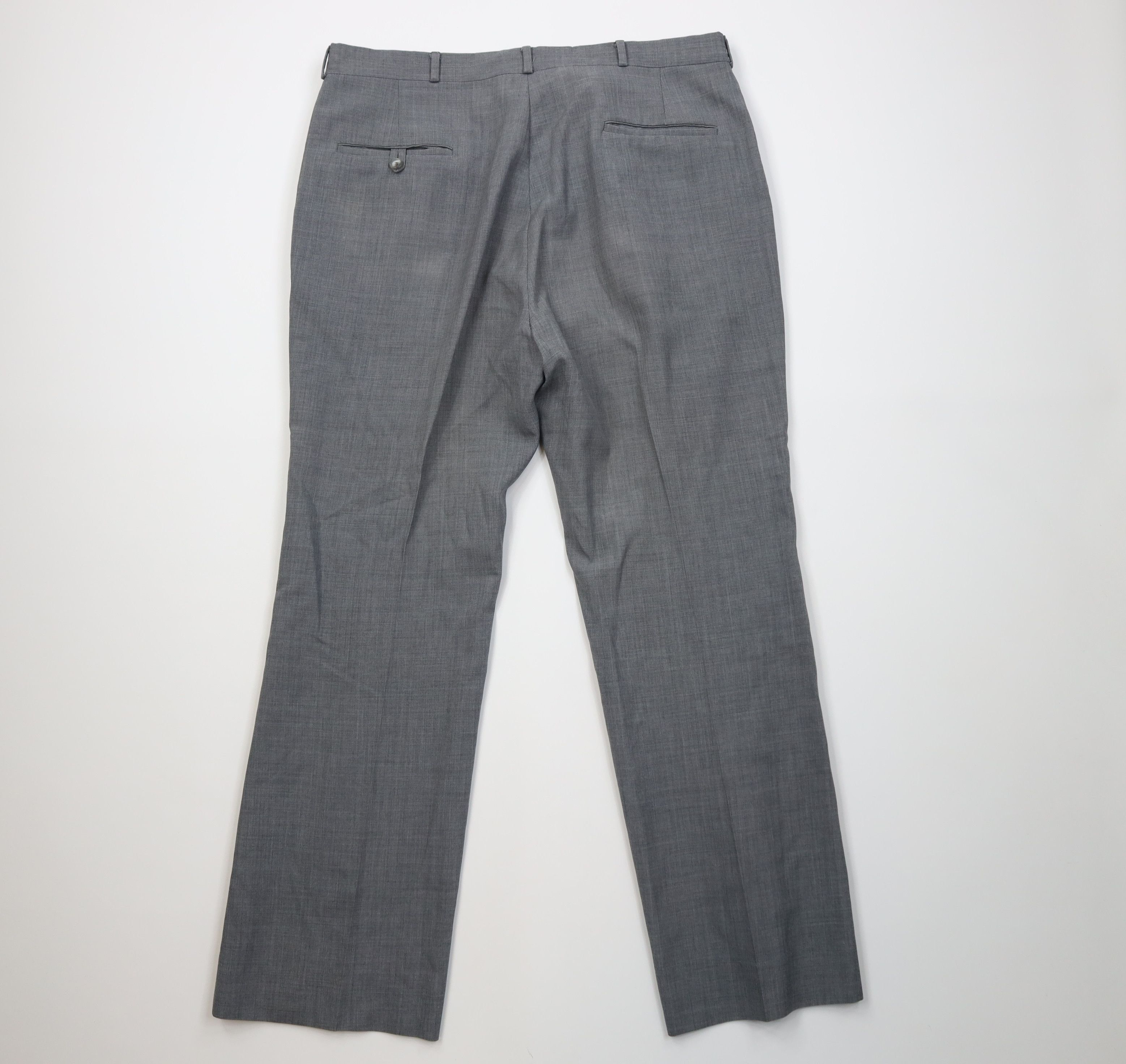 Vintage Vintage 70s Streetwear Chambray Wide Leg Chino Pants USA Size US 38 / EU 54 - 10 Thumbnail