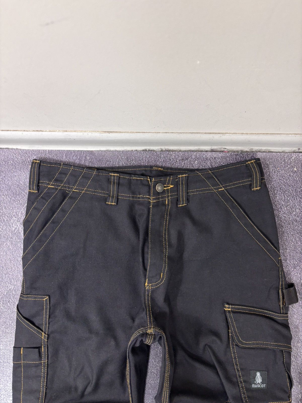 Other Mascot Men’s Black Work Utility Cargo Pants Size US 32 / EU 48 - 10 Thumbnail