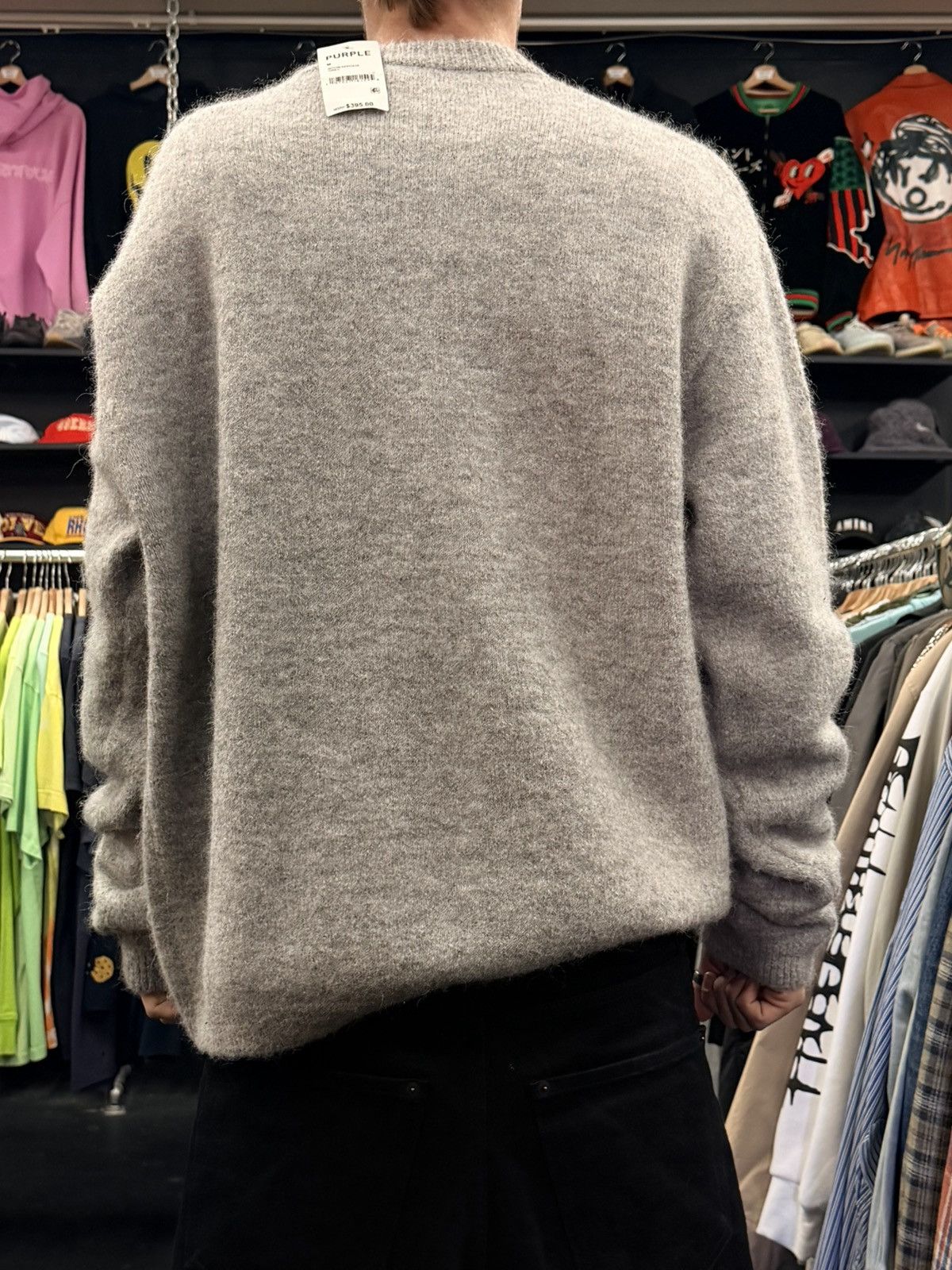 Purple Brand Purple Brand Grey Sweater Size US M / EU 48-50 / 2 - 2 Thumbnail