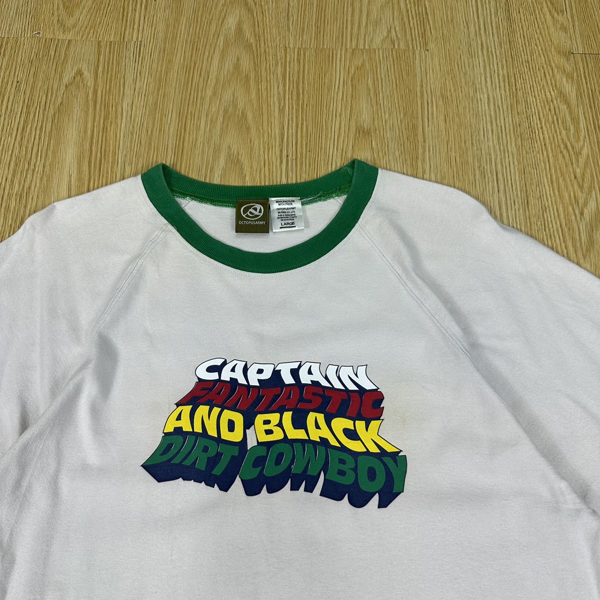 Octopus Octopus Army Ringer TShirt A888 Size US L / EU 52-54 / 3 - 2 Thumbnail