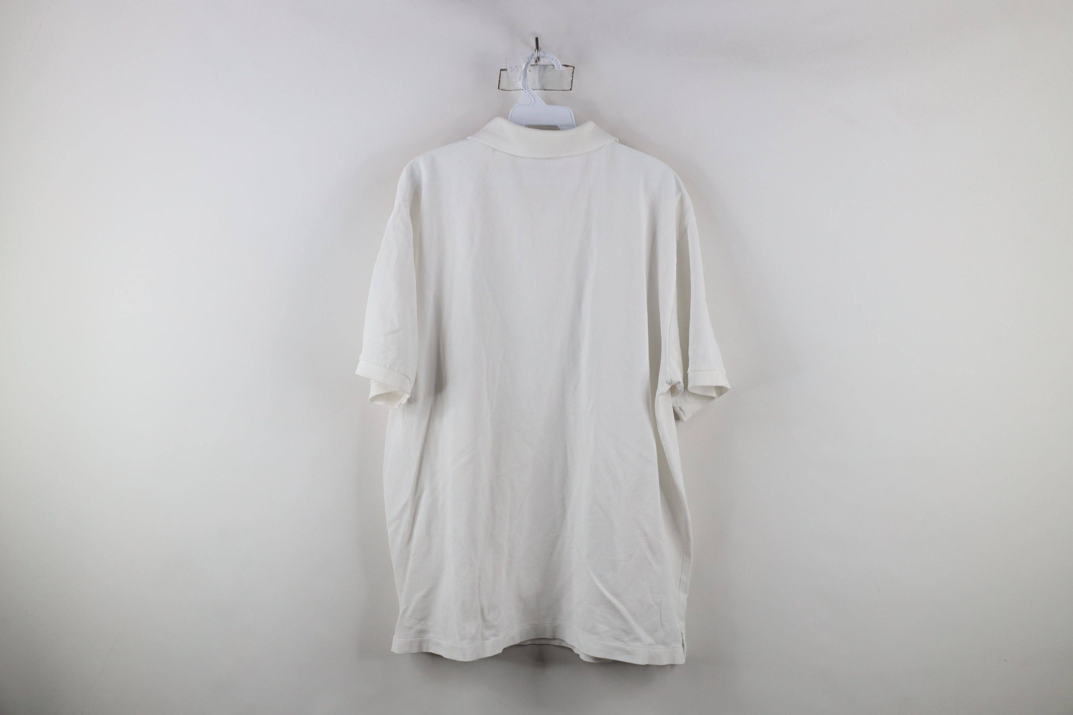 J.Crew × Vintage Vintage 90s J Crew Cotton Collared Golf Polo Shirt White Size US XL / EU 56 / 4 - 12 Thumbnail