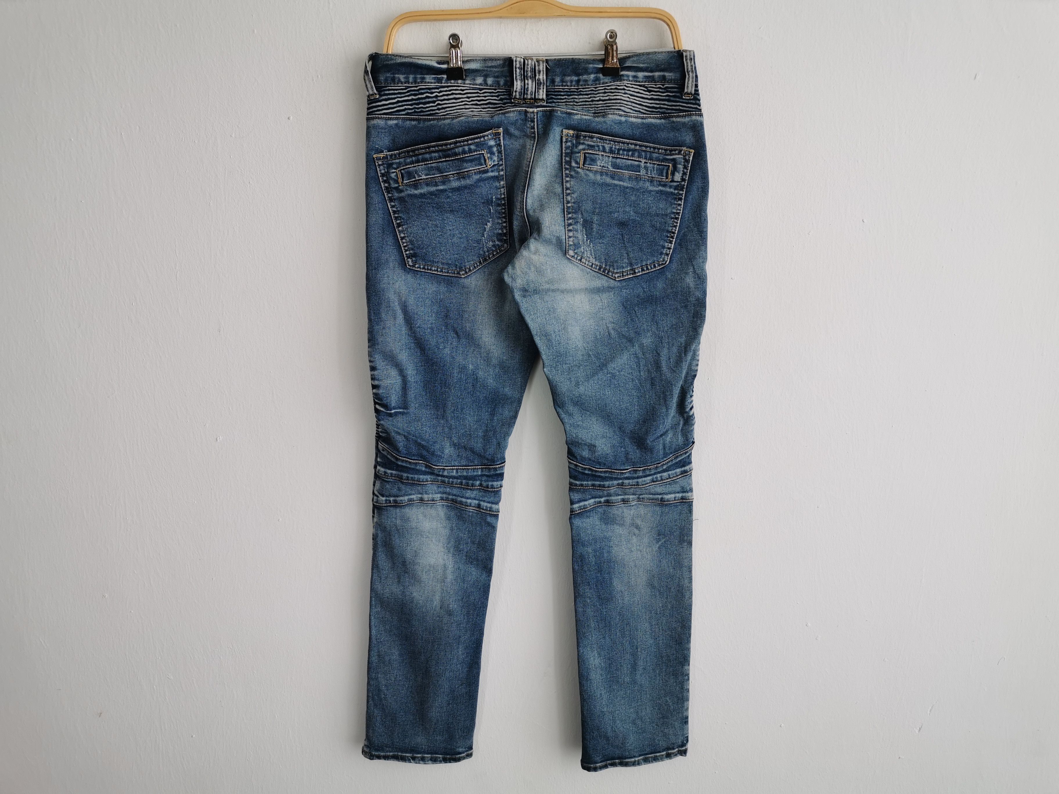 In The Attic Vintage In The Attic Bondage Denim Jeans Size M Waist 31 Size US 31 - 3 Thumbnail