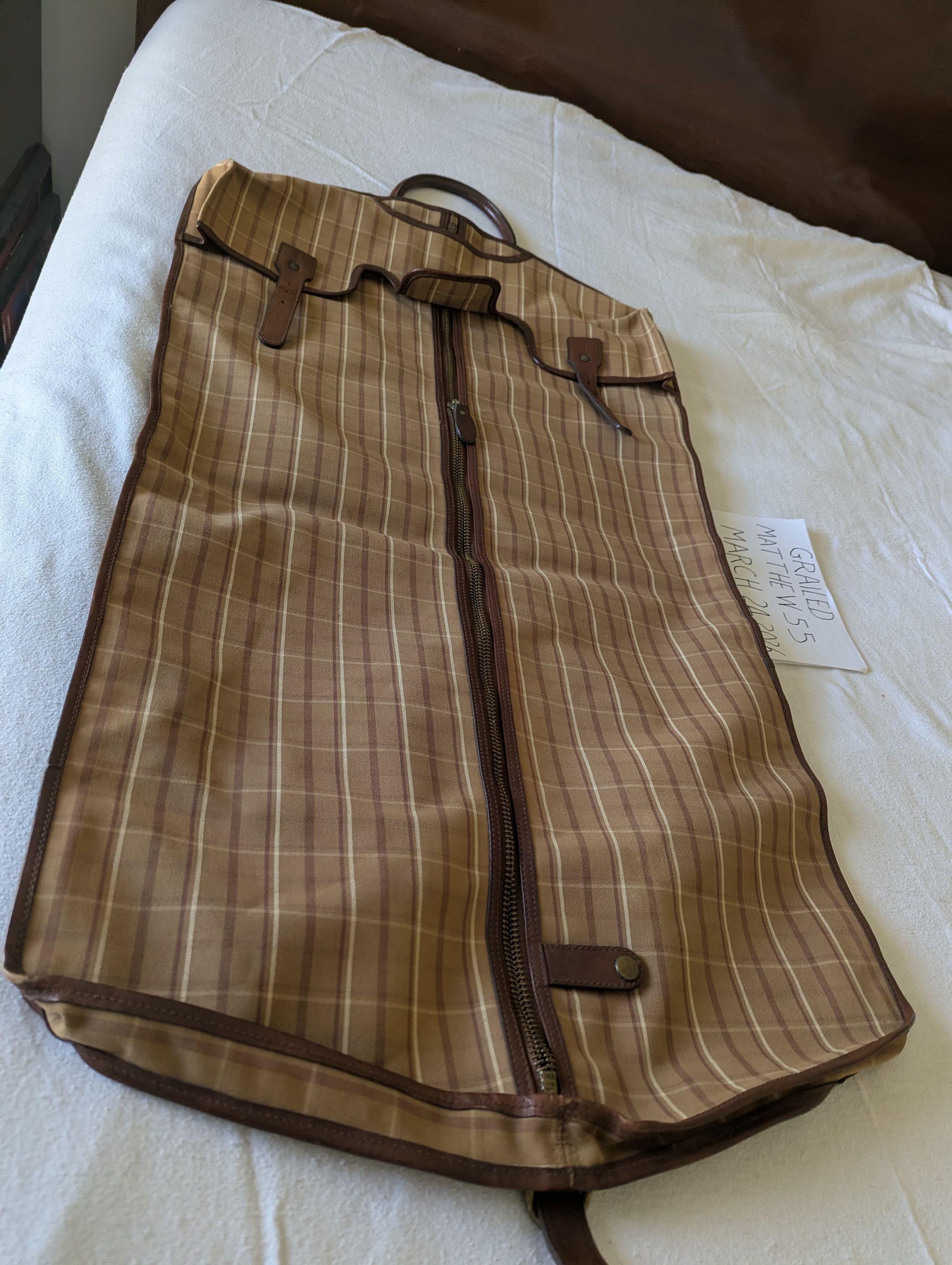 Ralph Lauren Vintage Ralph Lauren plaid with Leather Trim Bag Size ONE SIZE - 3 Thumbnail