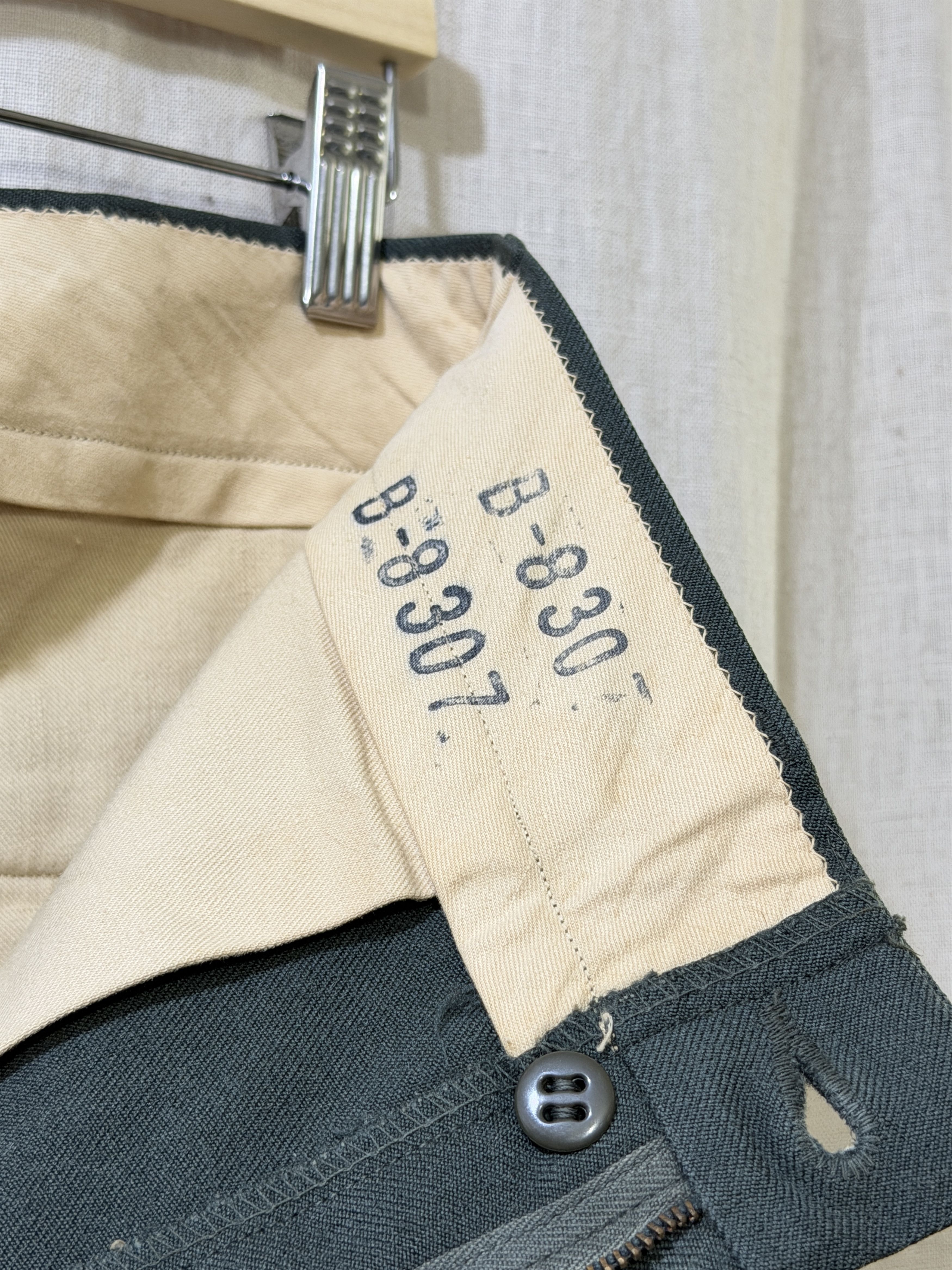 Vintage 1950s Military Wool Trousers Post-Korean War Size US 30 / EU 46 - 7 Thumbnail