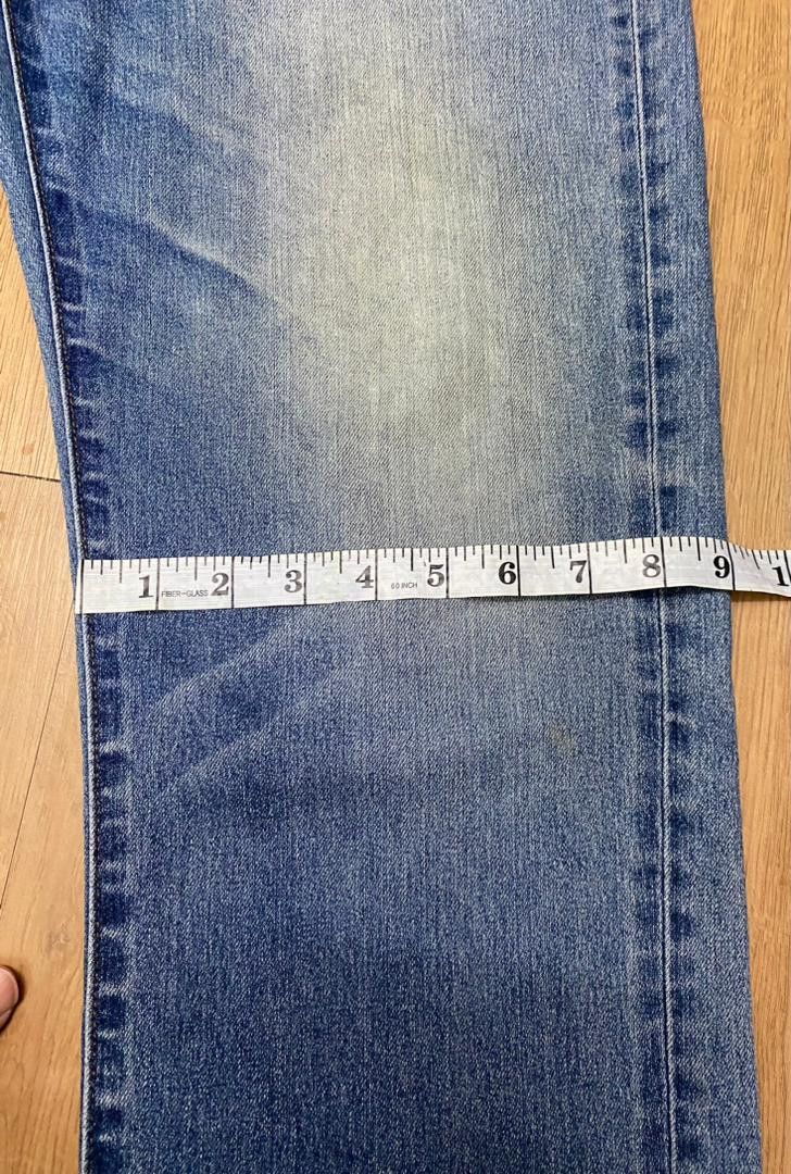 Japanese Brand Vintage Uniqlo Japanese Fabric by Kaihara Slim Fit Jeans Size US 34 / EU 50 - 6 Thumbnail