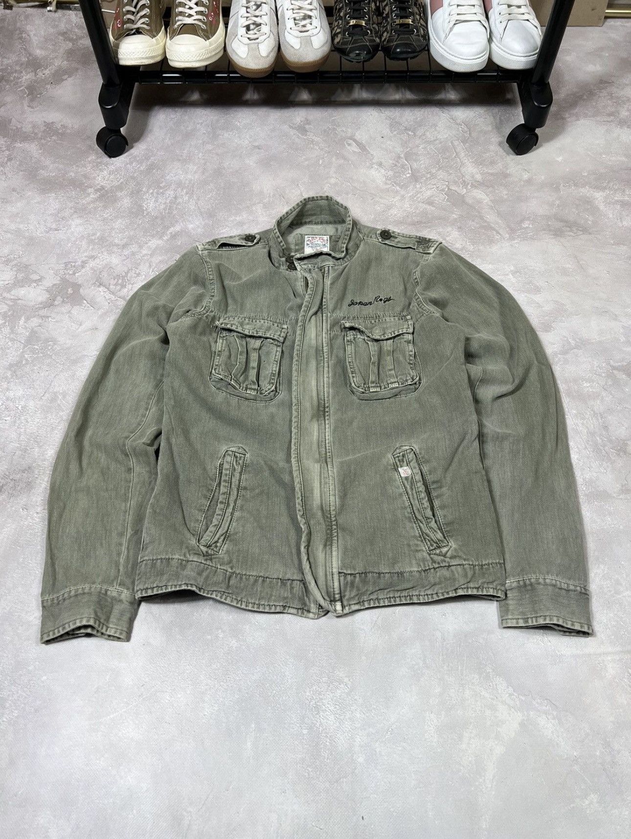 Japanese Brand Vintage Junya Watanabe Style Japan Rags Distressed Jacket Size S / US 4 / IT 40 - 3 Thumbnail