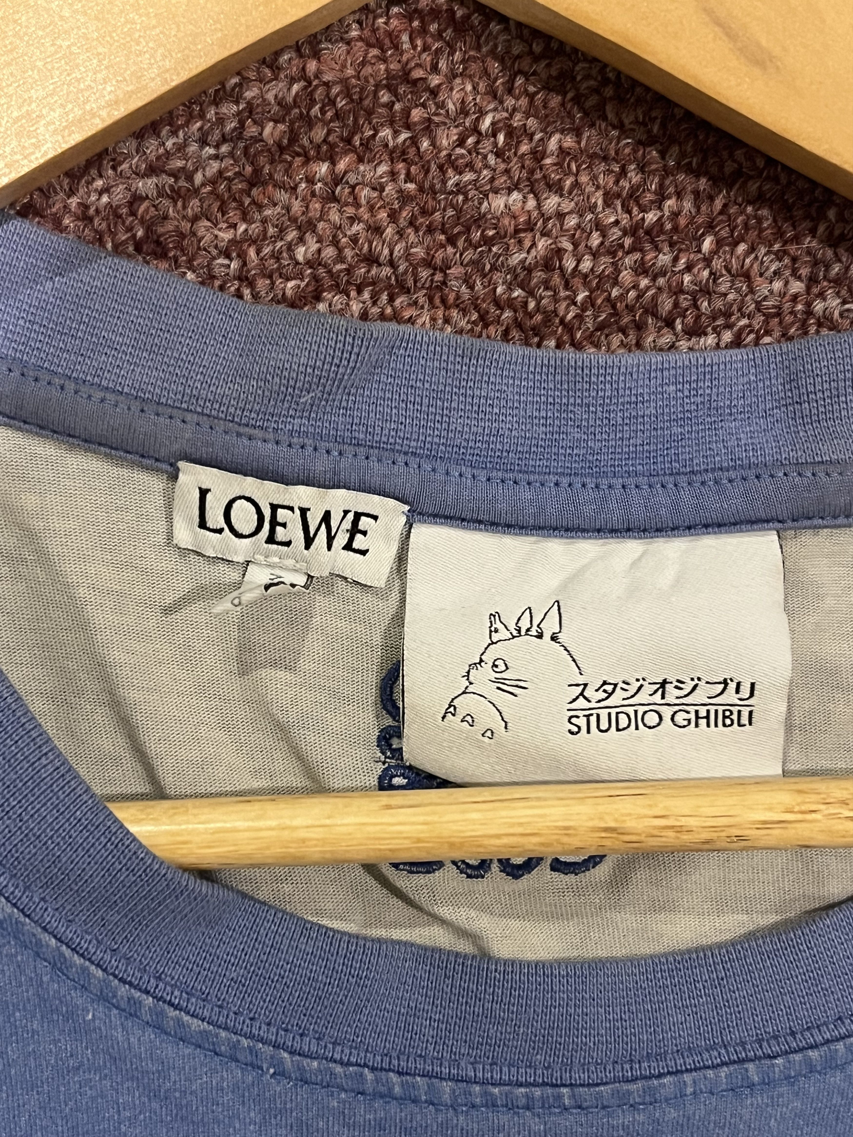 Loewe Loewe My Neighbor Totoro T-shirt Studio Ghibli Embroidered Size US L / EU 52-54 / 3 - 3 Thumbnail