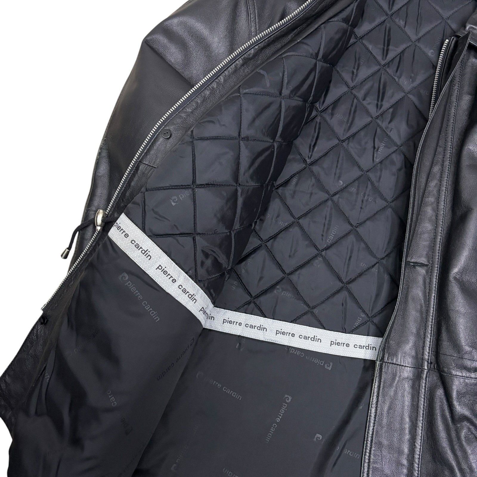 Pierre Cardin PIERRE CARDIN Leather Coat Vintage 90s Winter Jacket Large Size US L / EU 52-54 / 3 - 7 Thumbnail
