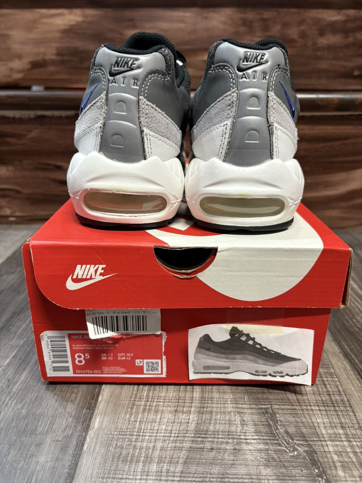 Nike Nike Air Max 95 Medium Blue size 8.5 Size US 8.5 / EU 41-42 - 7 Thumbnail