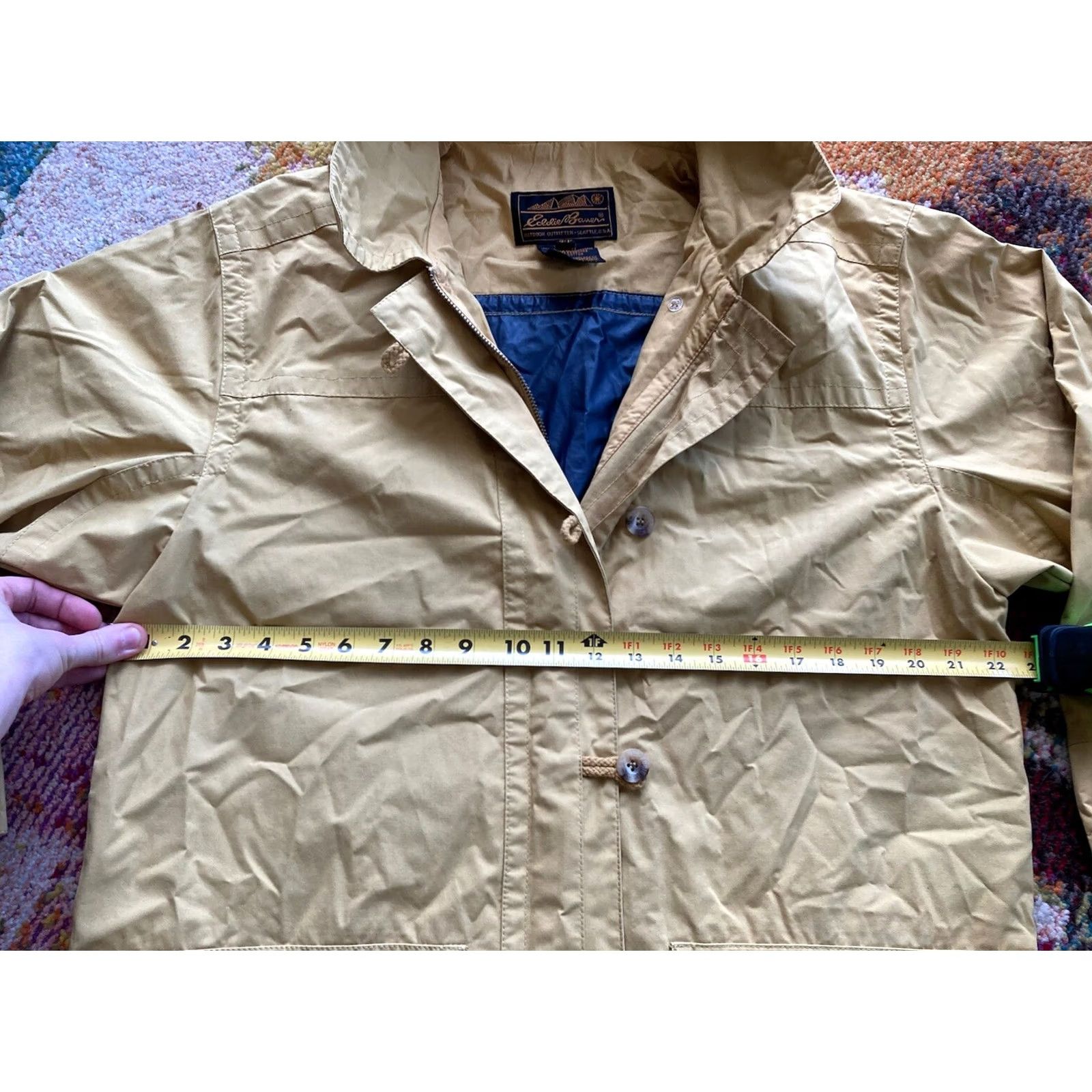 Eddie Bauer VINTAGE Eddie Bauer Parka Jacket Mens S Yellow Hooded Full Zip Barn Long Coat Casual Workwear Outdoor Fall Winter 90s Mens Size US S / EU 44-46 / 1 - 7 Thumbnail