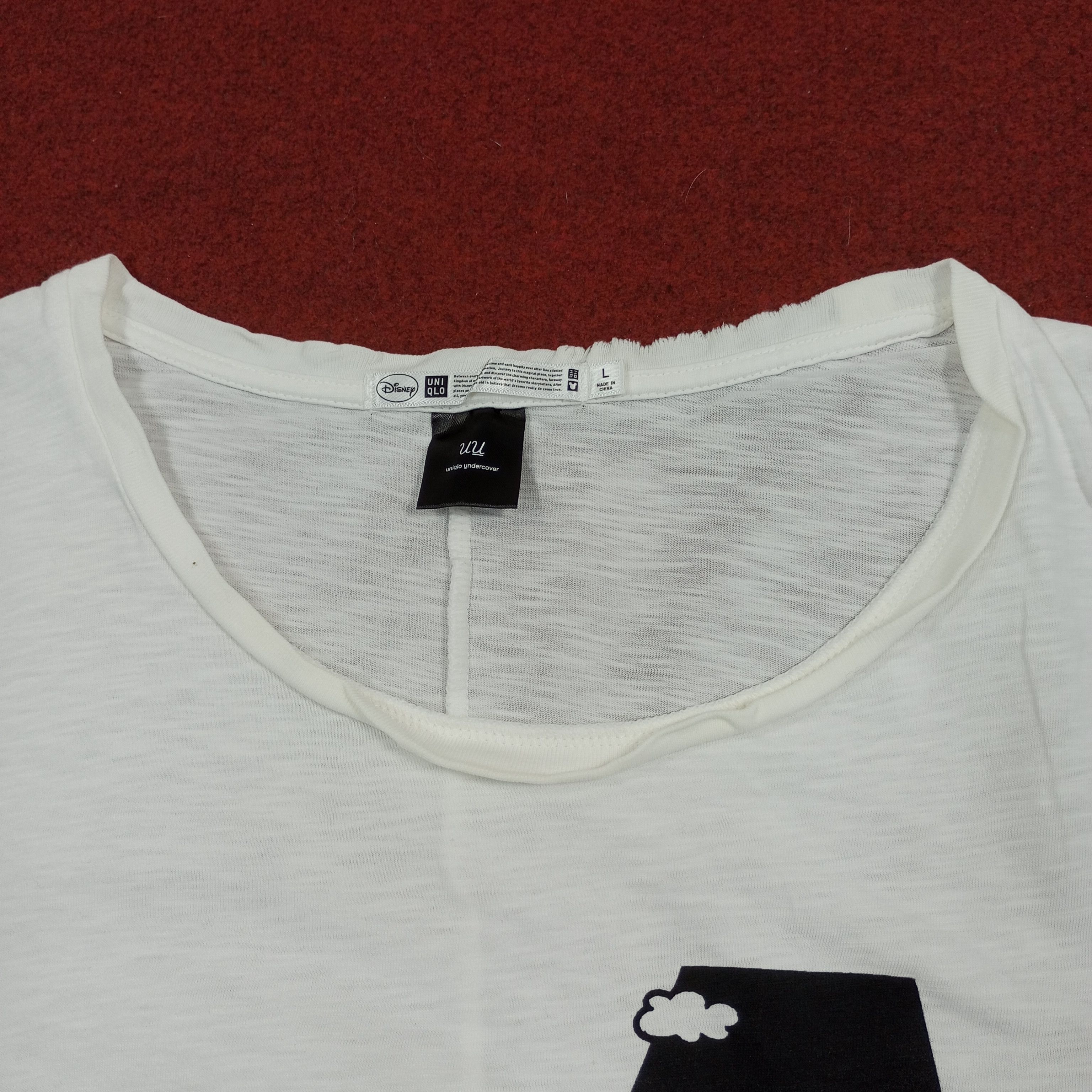Undercover × Uniqlo Uniqlo Undercover X Mickey Mouse Japanese Brand Tshirt Size M / US 6-8 / IT 42-44 - 5 Thumbnail