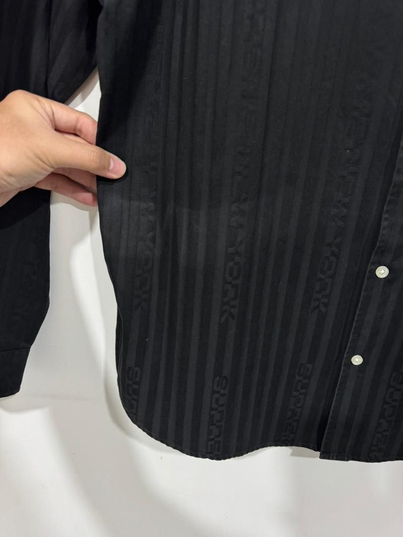 Supreme Supreme New York Monogram Black Shirt Size US XL / EU 56 / 4 - 7 Thumbnail