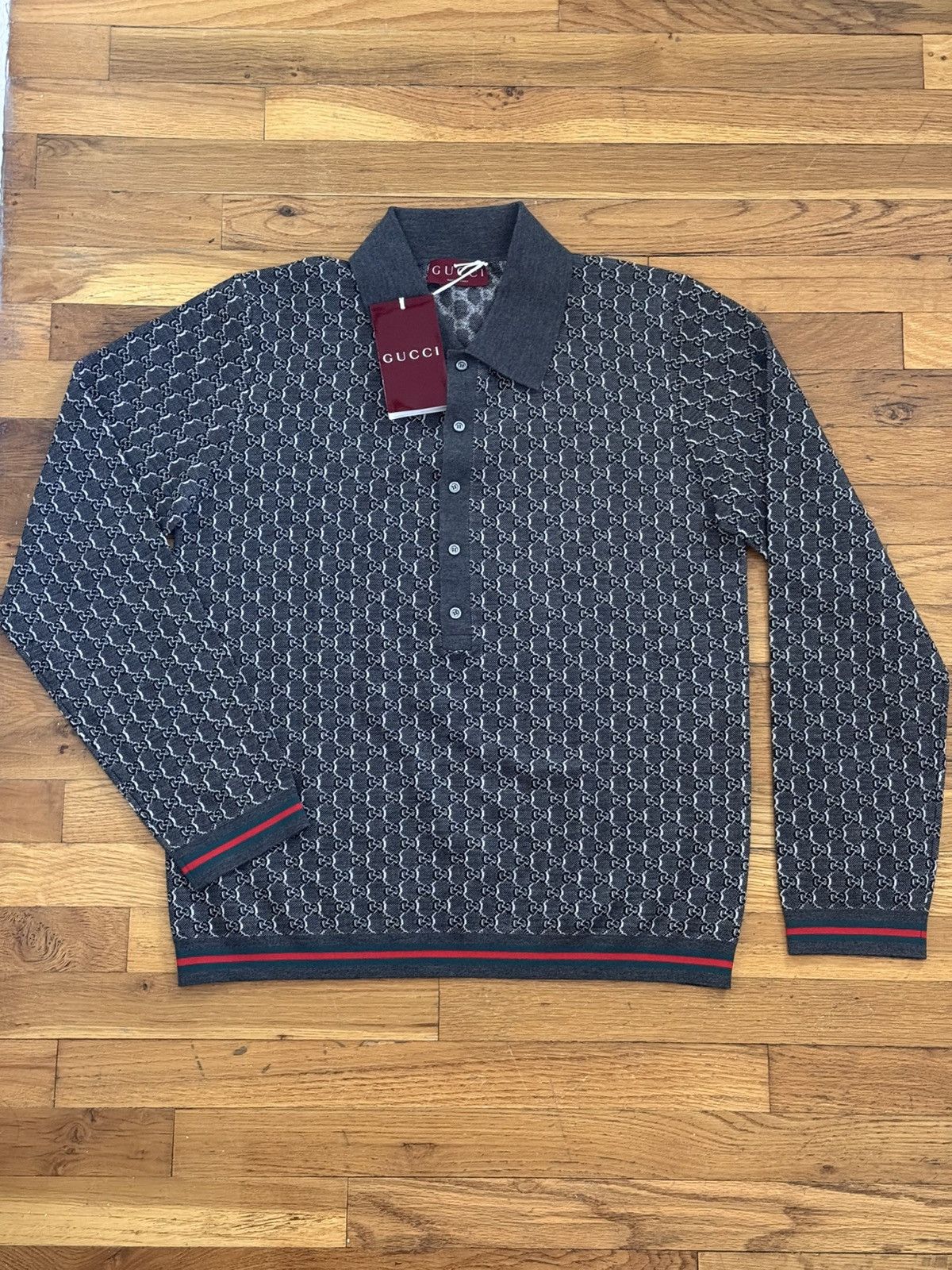 Gucci Elephant Print Polo Shirt | Grailed