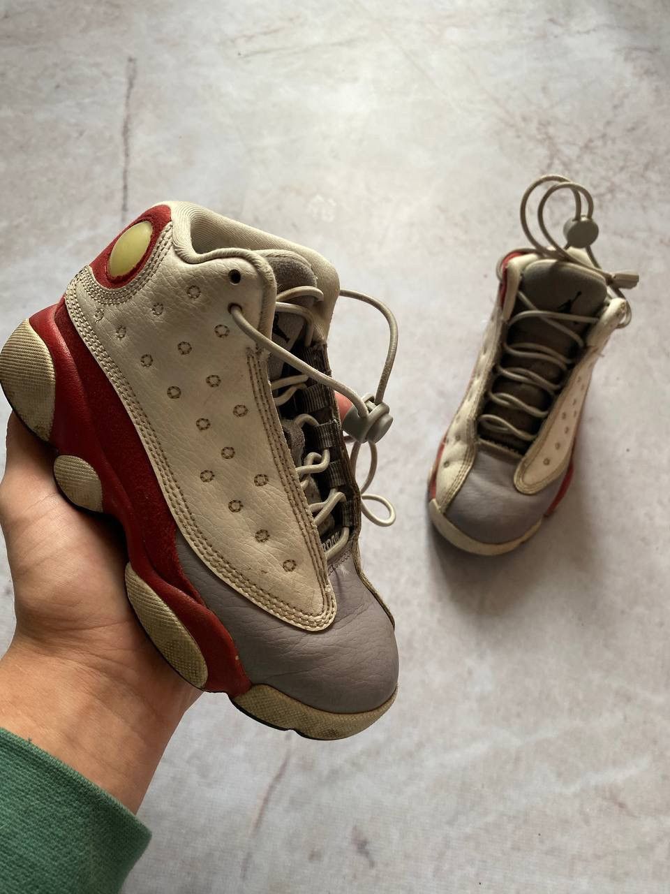 Jordan Brand × Vintage Vintage Jordan 13 Retro OG Grey Toe Shoes Size US 5 / EU 37 - 1 Thumbnail