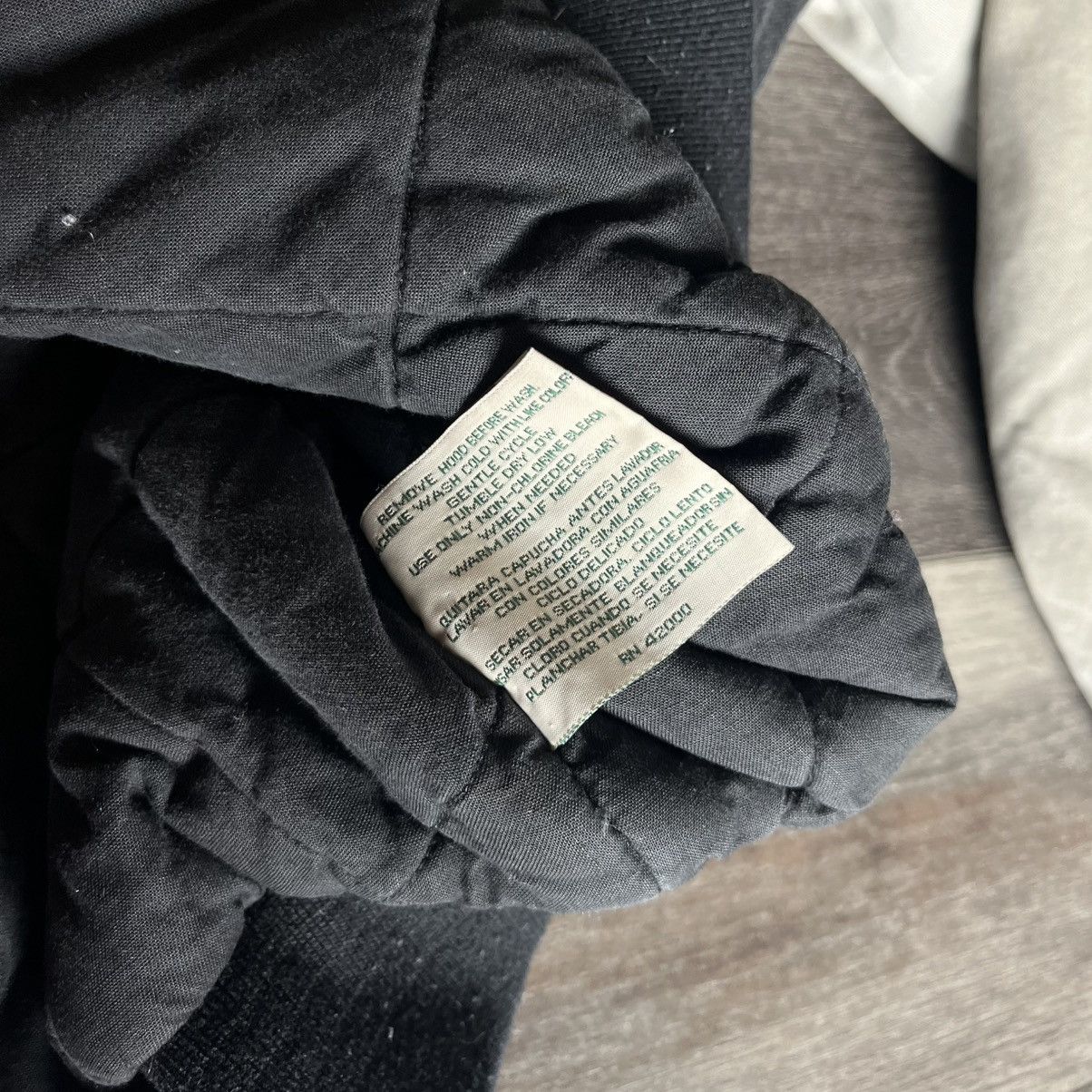 Northwest Territory Vintage 1990s Northwest Territory Black Denim Bomber Jacket Size US L / EU 52-54 / 3 - 9 Thumbnail
