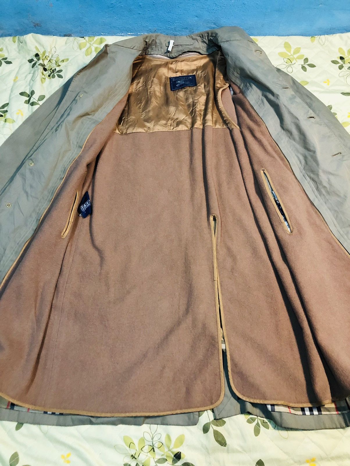 Burberry × Japanese Brand Burberrys Long Jacket Buttoned (30) Size US XL / EU 56 / 4 - 6 Thumbnail
