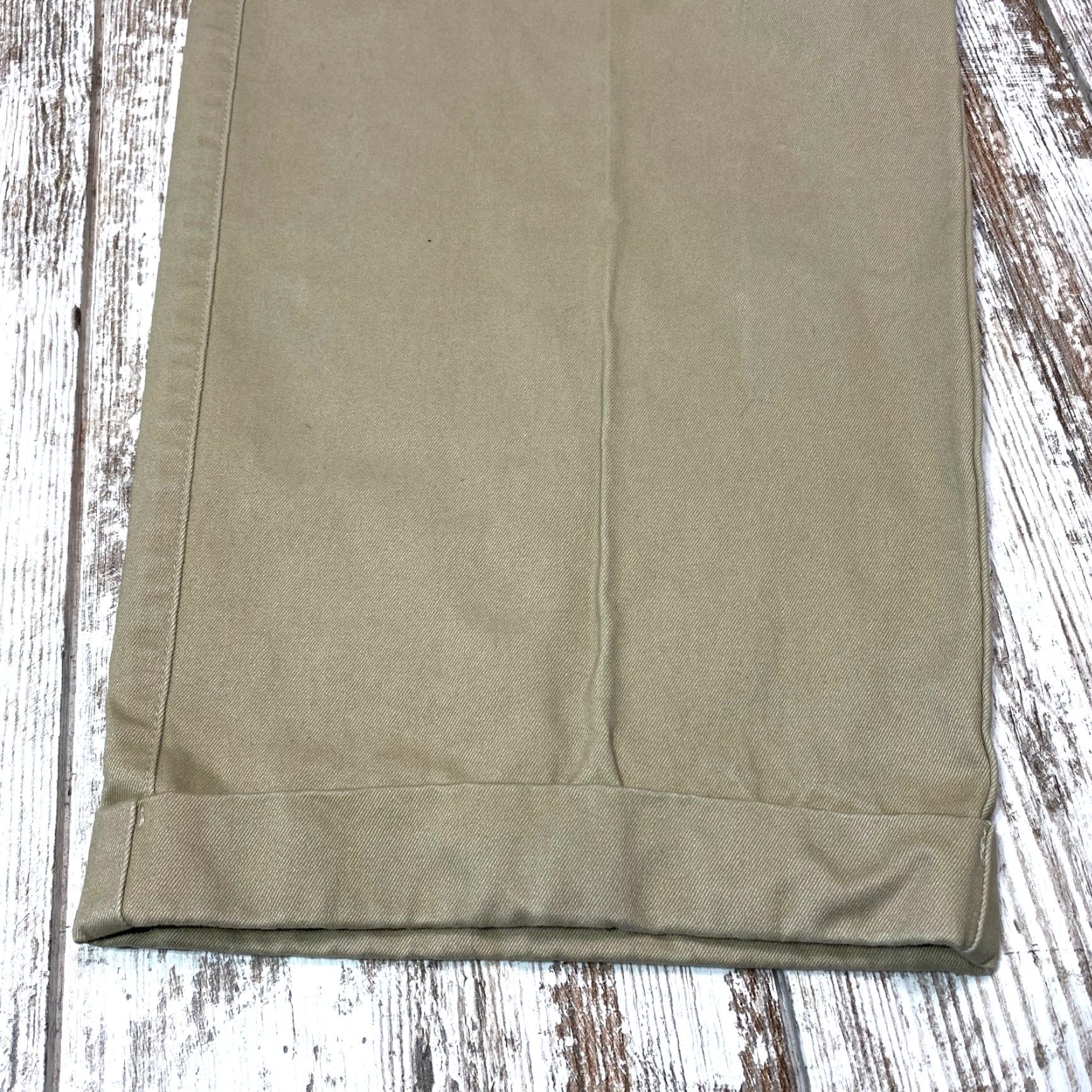 Orvis Orvis Mens 40 Khaki Pants Pleated Cuffed Tan Brown Outdoor Fishing 7449 Size US 40 / EU 56 - 3 Thumbnail