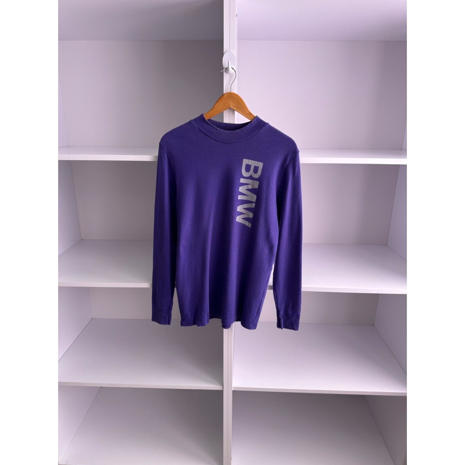 BMW VTG BMW Ag Sparte Motorrad Racing 90s Sweatshirt Size US S / EU 44-46 / 1 - 1 Thumbnail