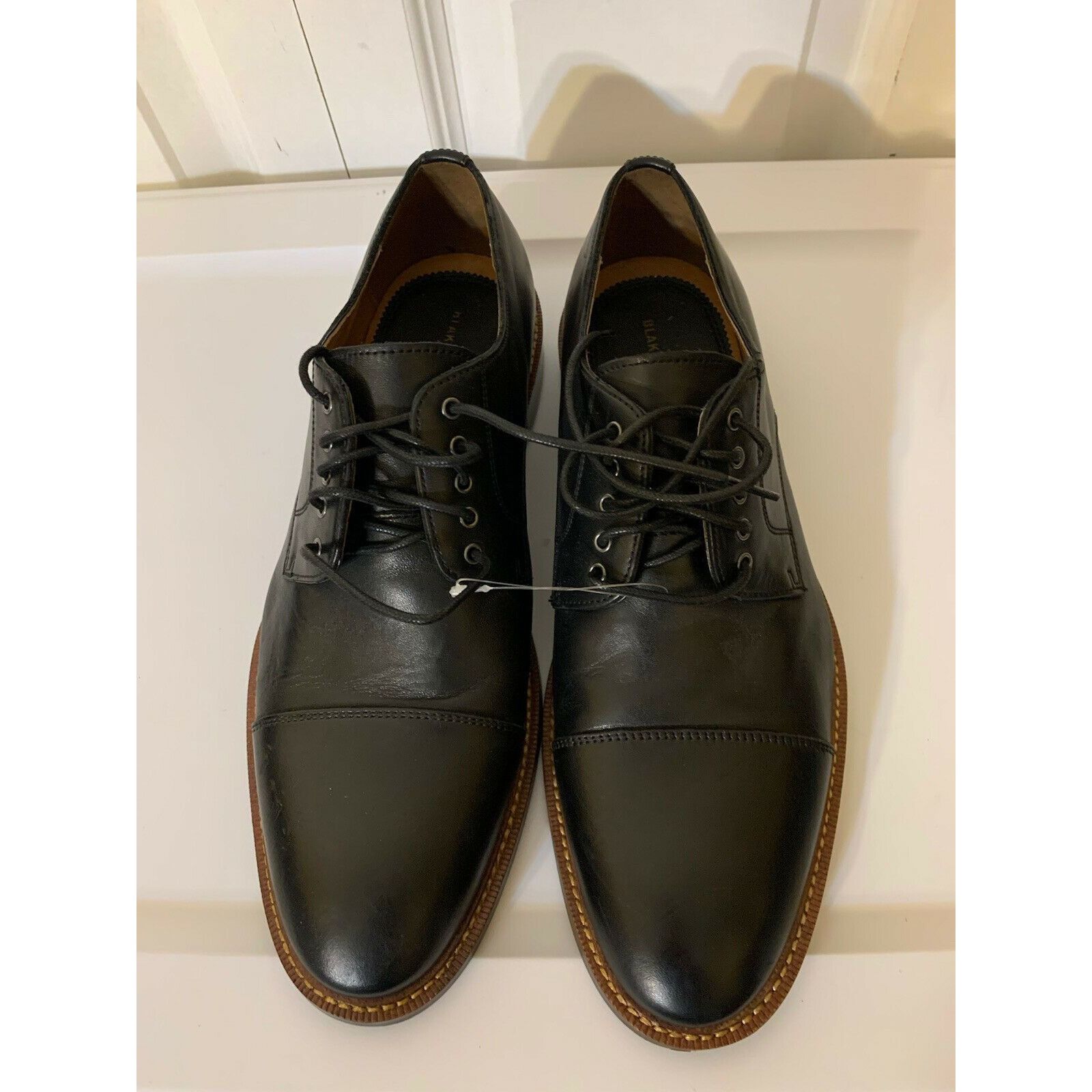 Other Blake McKay Men's Sz 8.5 Cap Toe Oxford Black Dress Shoe Size US 8.5 / EU 41-42 - 2 Thumbnail