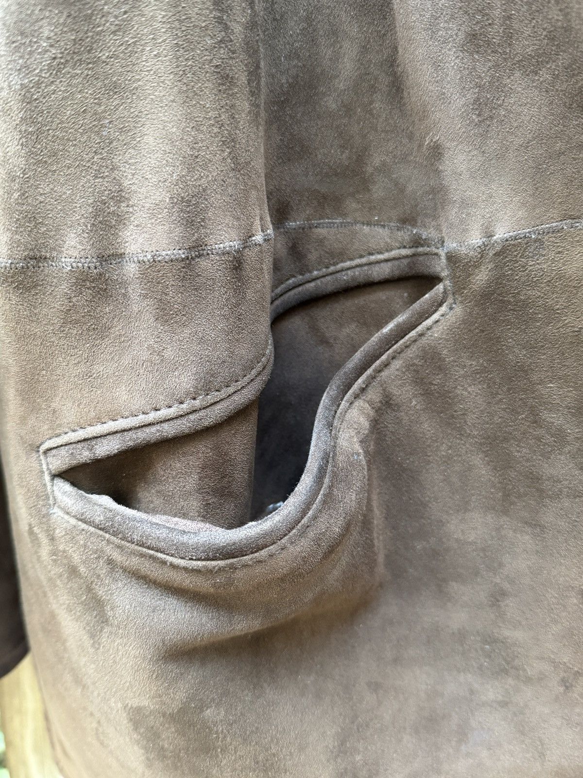 Saks Fifth Avenue Saks Fifth Avenue Mario Vittorio Shearling Coat Size US L / EU 52-54 / 3 - 8 Thumbnail