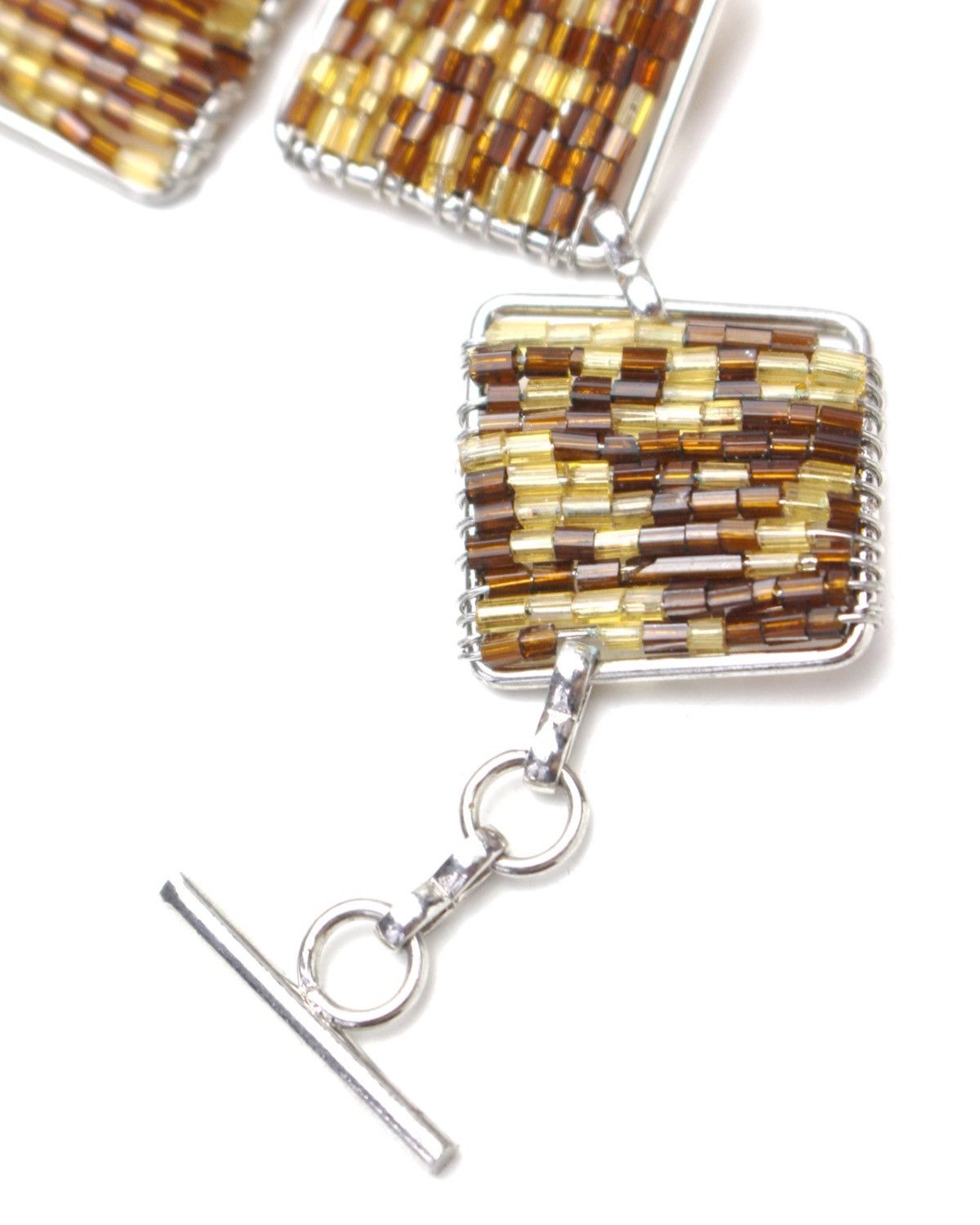 Hysteric Glamour 2000S JAPANESE MADE DARK AMBER SQUARE LINK BRACELET Size ONE SIZE - 3 Thumbnail