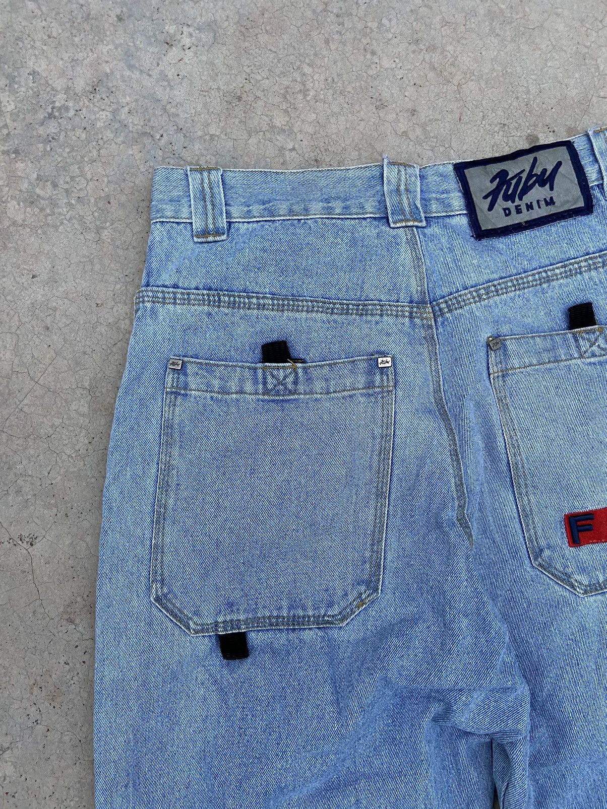 Fubu 🔥 Vintage y2k FUBU jeans baggy pants street fashion jnco Size US 30 / EU 46 - 9 Thumbnail