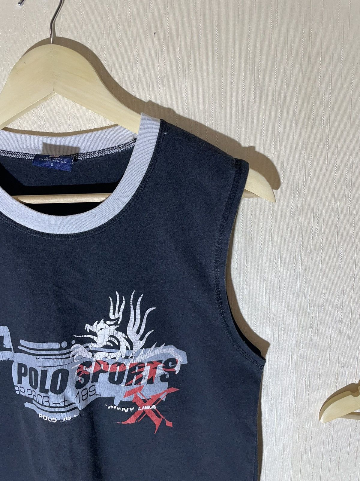 Polo Ralph Lauren × Vintage Polo Ralph Lauren Sleeveless T shirt vintage 90s Size US S / EU 44-46 / 1 - 2 Thumbnail
